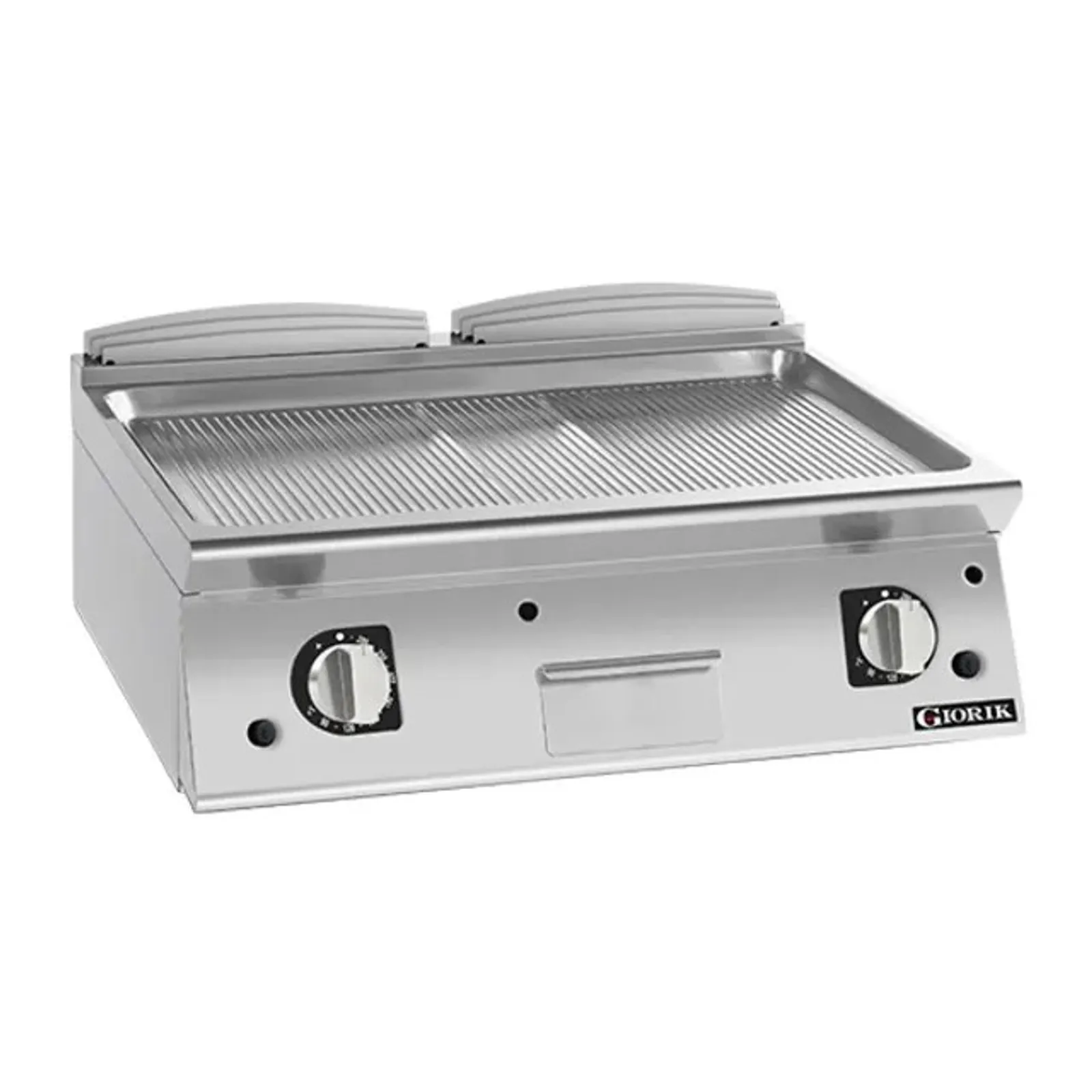 Giorik FRG741TCRXT 700 Series - Gas Frytop - 800mm Ribbed Satin Chrome Plate
