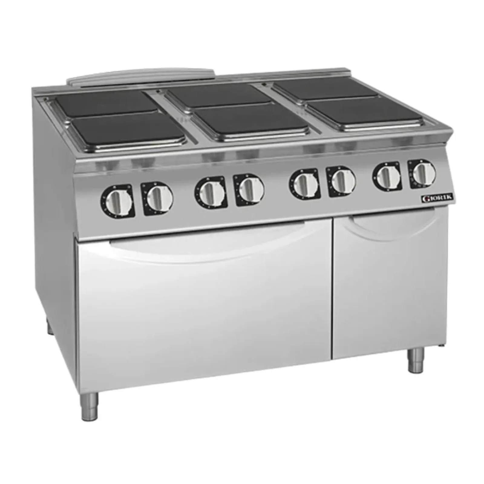 Giorik CE96QET 900 Series - Electric Boiling Top on Electric Oven - 6 Square Hot Plates