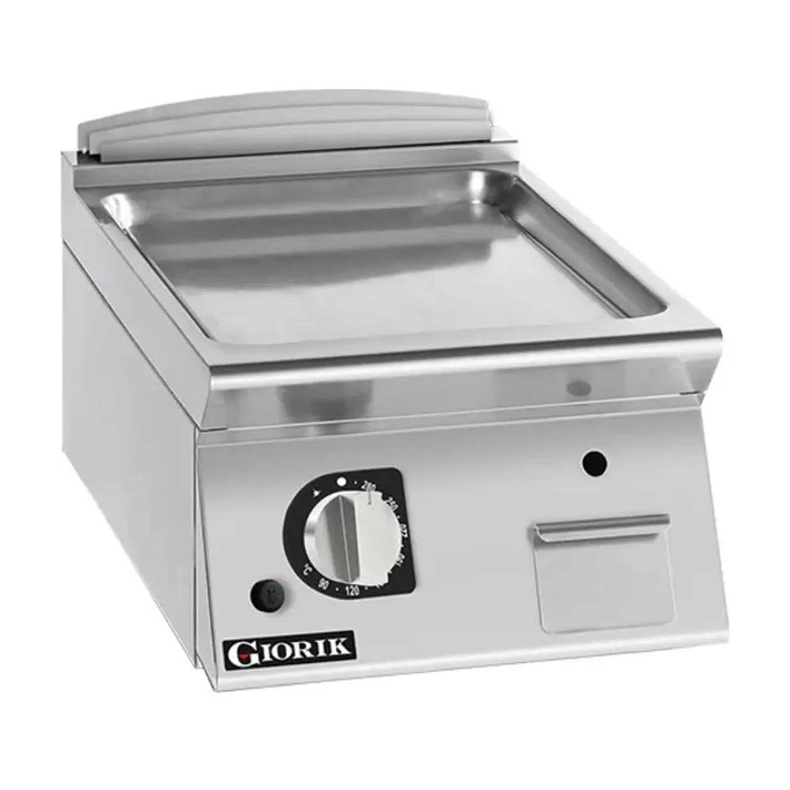 Giorik FLG92TCRXT 900 Series - Gas Frytop - 400mm Smooth Satin Chrome Plate