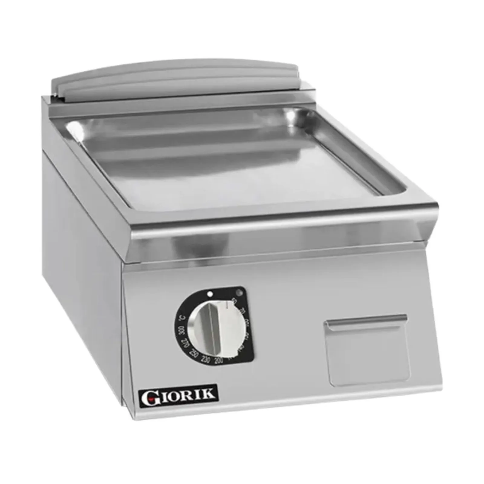Giorik FLE92TCRXT 900 Series - Electric Frytop - 400mm Smooth Satin Chrome Plate
