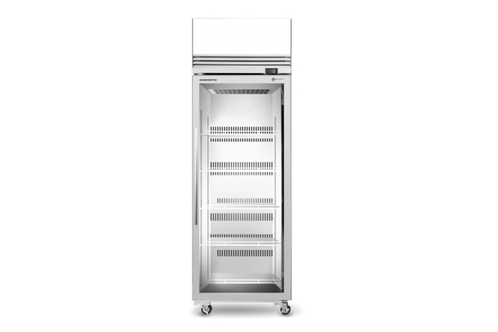 SKOPE SKFT650N-AC - 1 Glass Door Upright Display Freezer, Lit Sign
