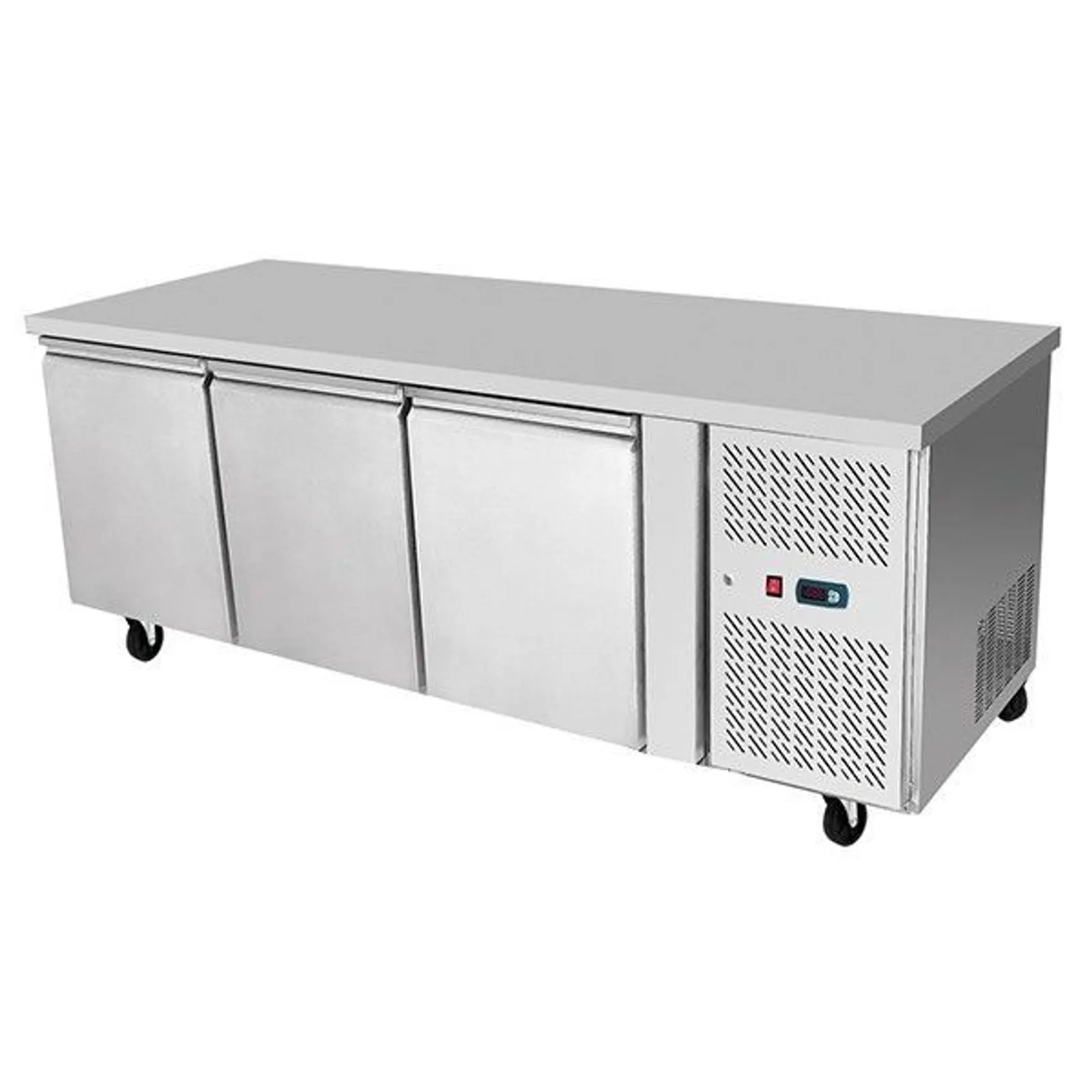 Atosa EPF3432 - 3 Door Underbench Cooling Fridge Table