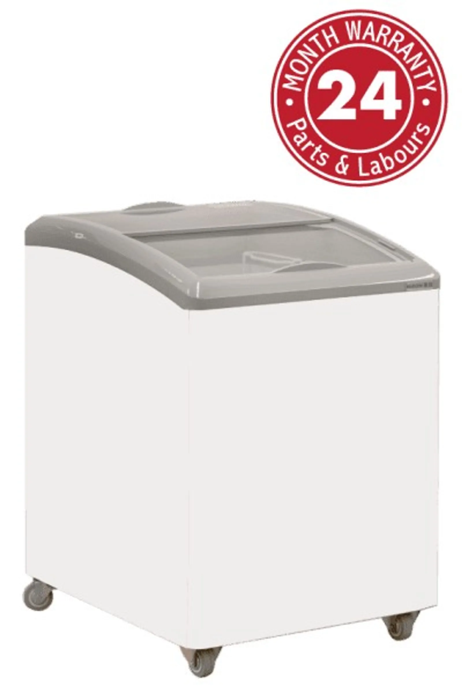 Exquisite SD151 - Curved Glass Display Chest Freezer 151L