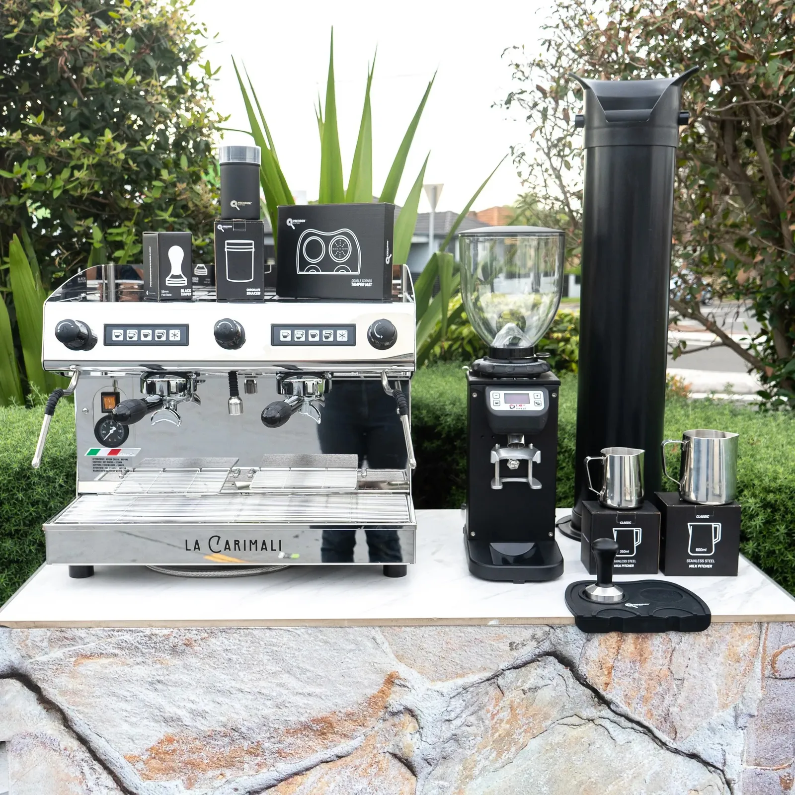 La Carimali Practica In Chrome & DIP DKS-65 In Black + Precision Accessories