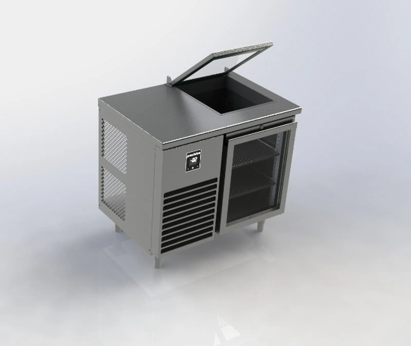 CyberChill GCS965 - 1 Door Glass Chiller