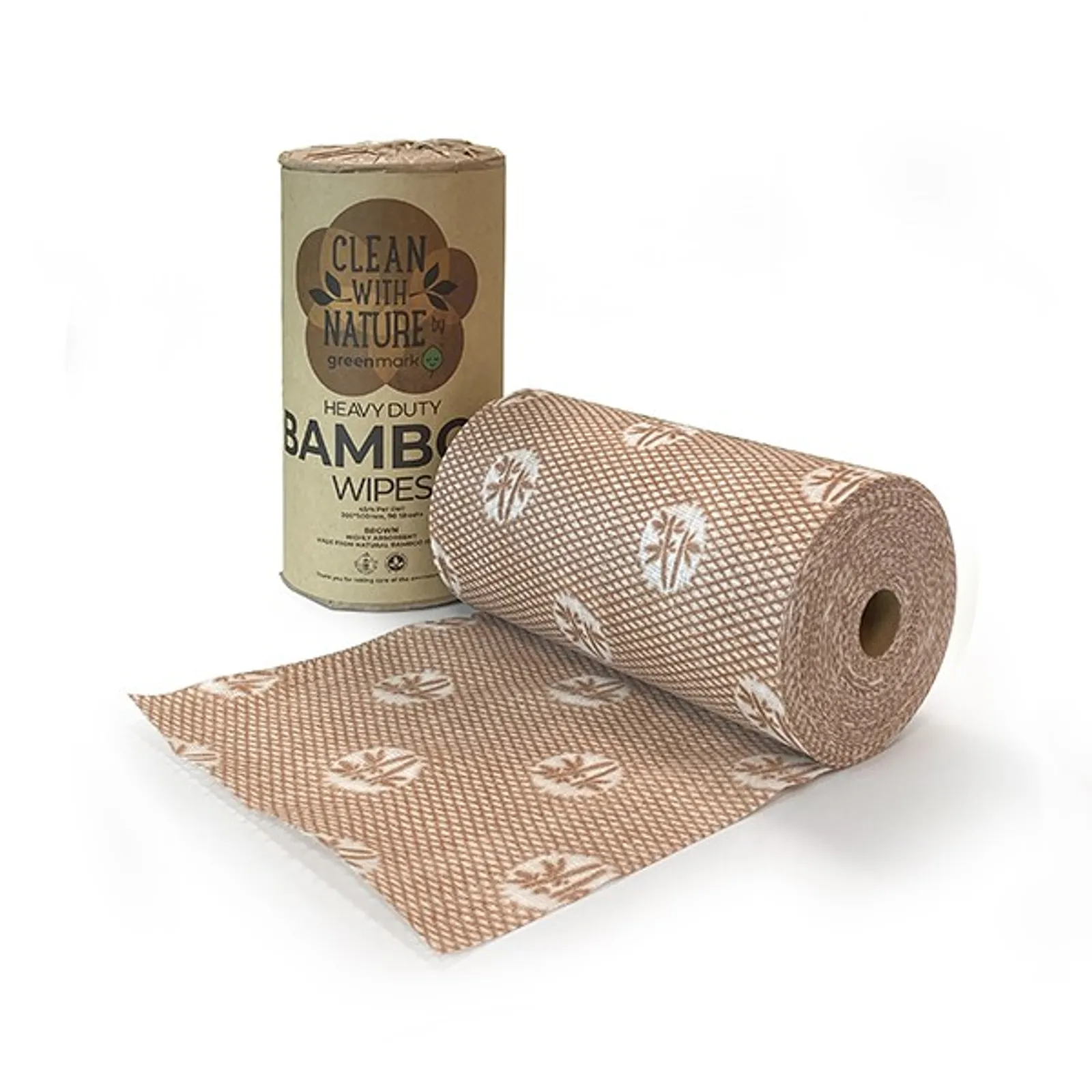 PAC Trading BWBR - Heavy Duty Bamboo Wipes Brown (sold per roll)