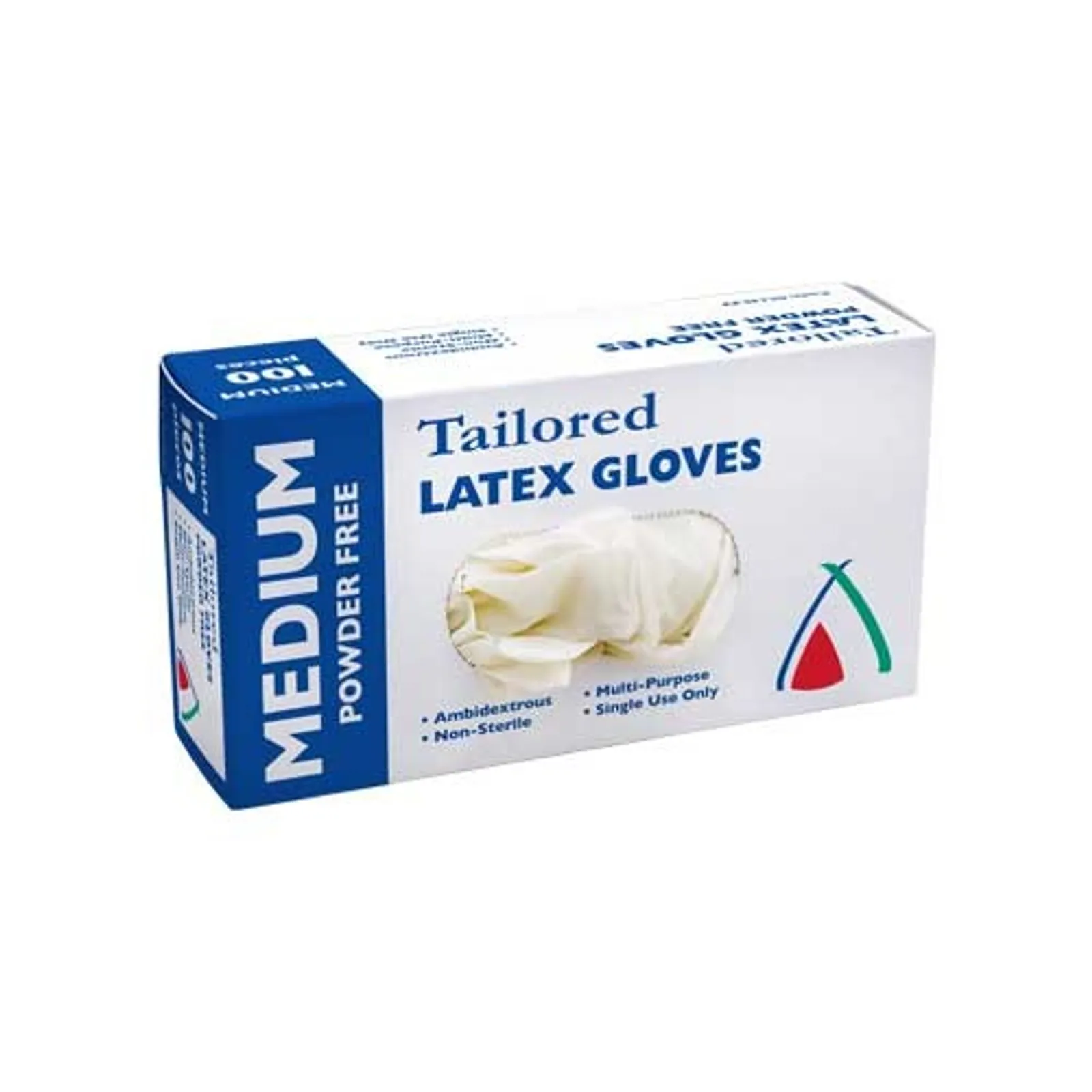 GLLM-PF - Natural Latex Gloves - Powder Free, Medium, 1000/ctn