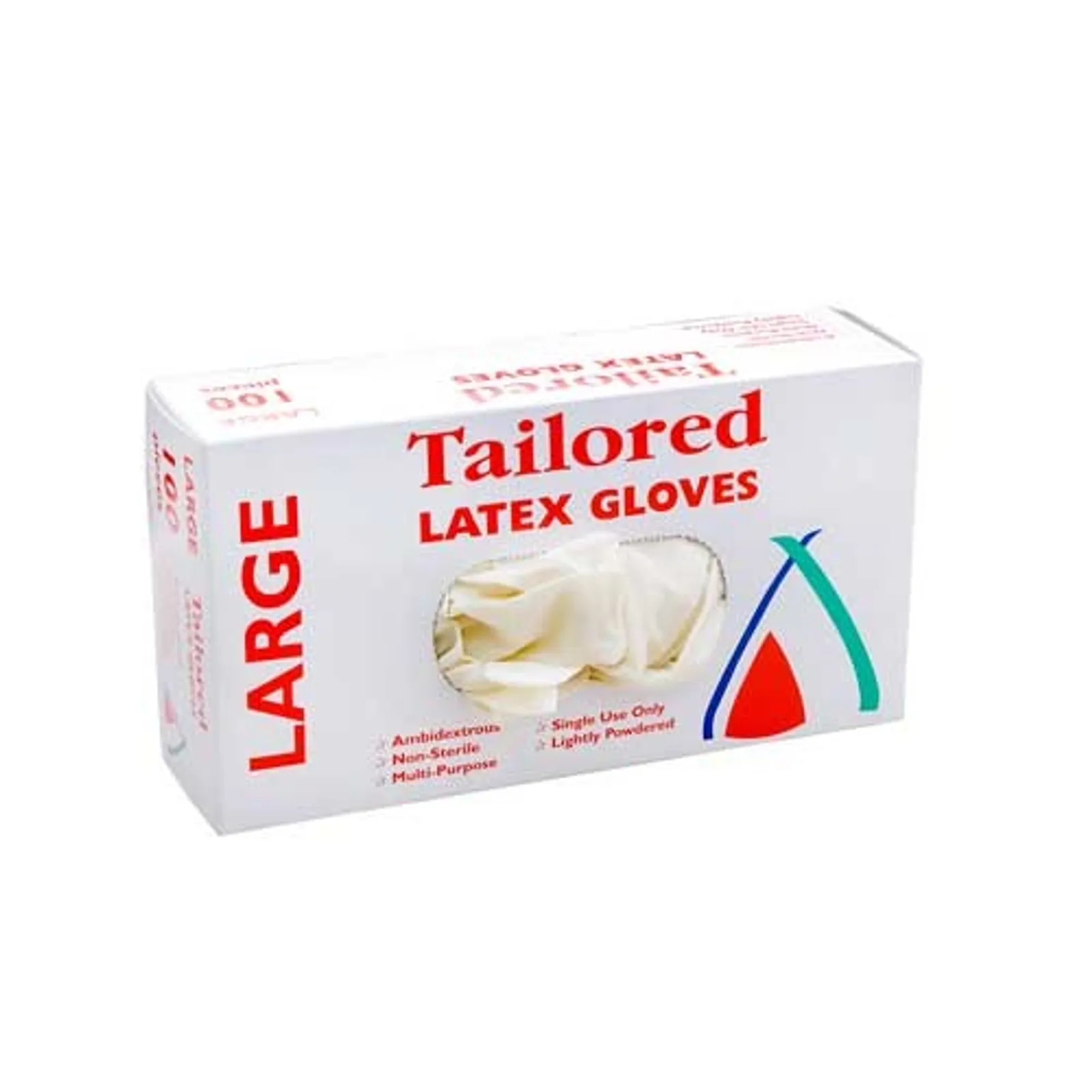 GLLL - Natural Latex Gloves, Large, 1000/ctn