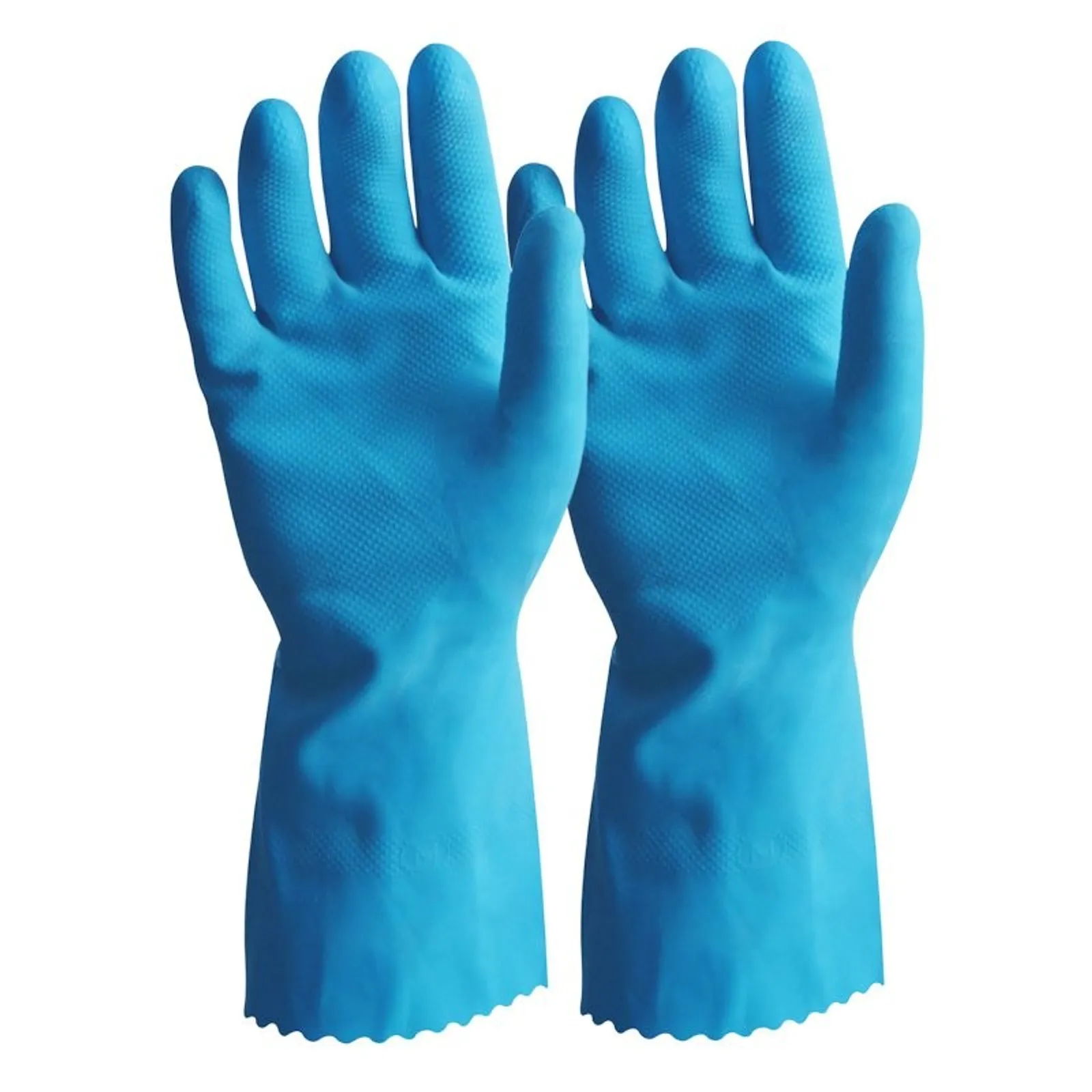 Durelle 651303 - Blue Silver Lined Gloves - Medium Size 8 (50/pack)