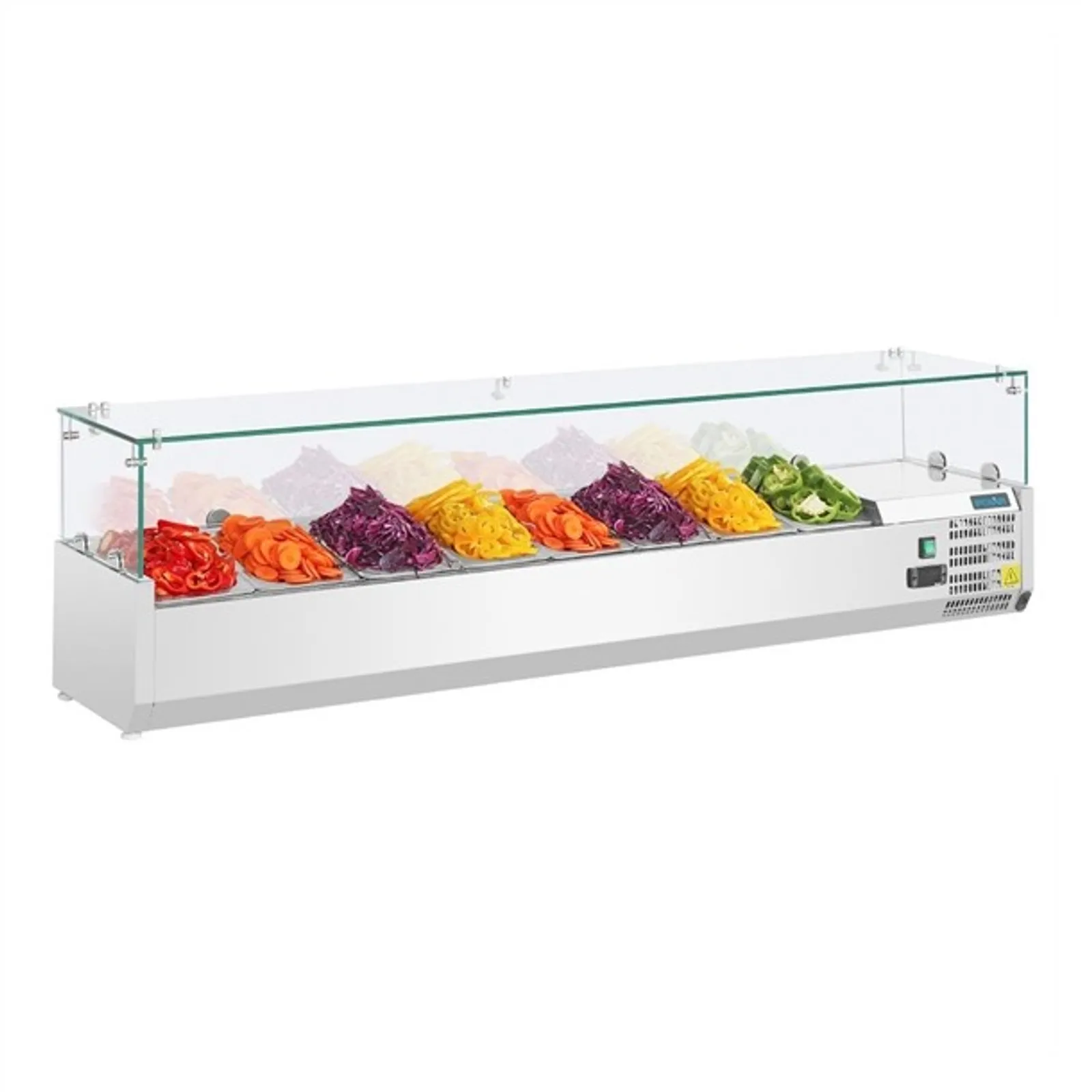 Polar GD877-A G-Series - Countertop Prep Fridge 8x 1/3GN