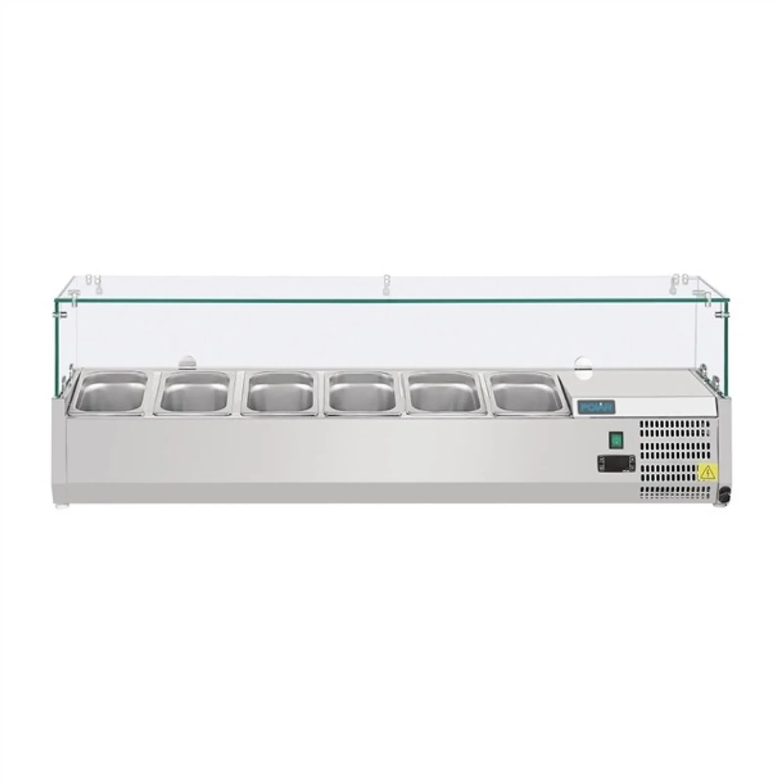 Polar AB090-A G-Series - Countertop Prep Fridge 6x 1/4GN