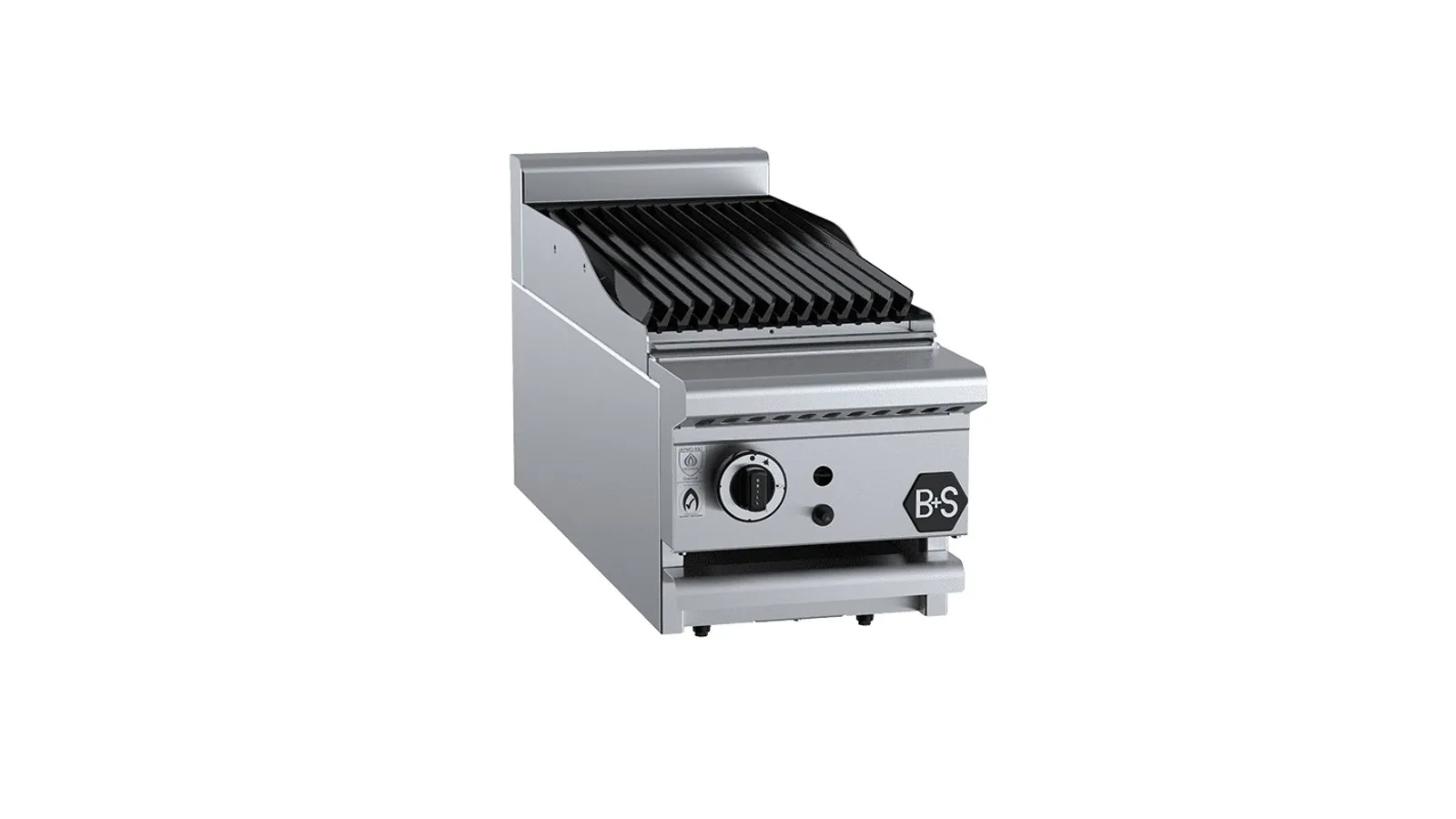 B+S Black CBR-3BM - Char Broiler 300mm Bench Mounted