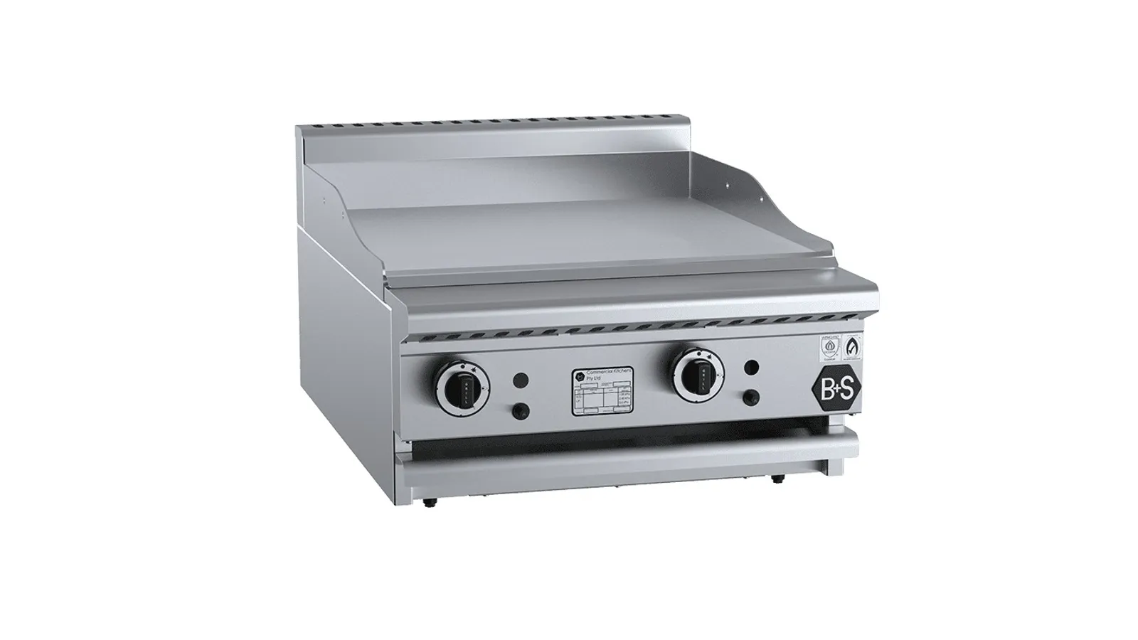B+S Black GRP-6BM - Grill Plate 600mm Bench Mounted