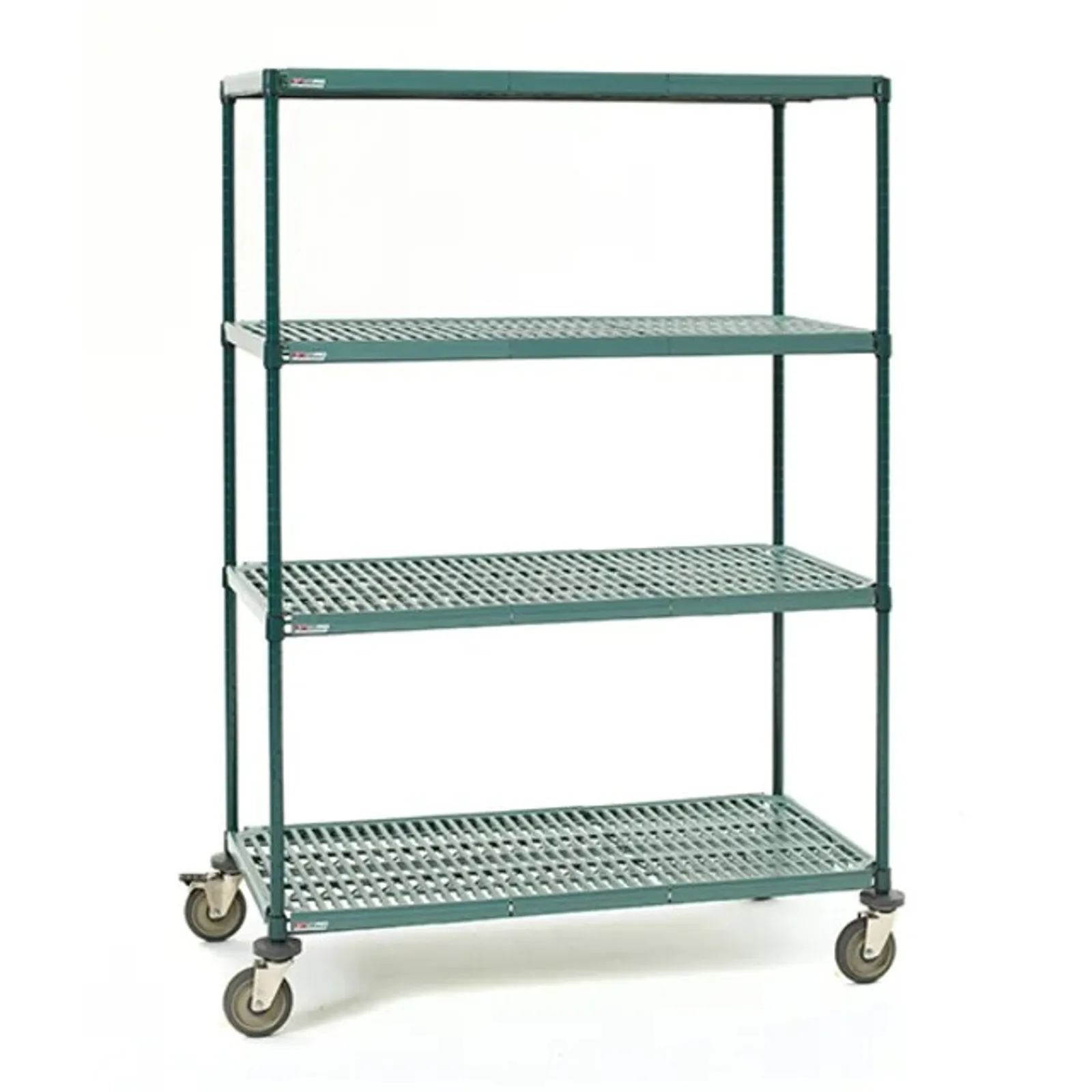 Metro PR.M4T68 Super Erecta PRO - Mobile 4 Tier Polymer Mat Shelving