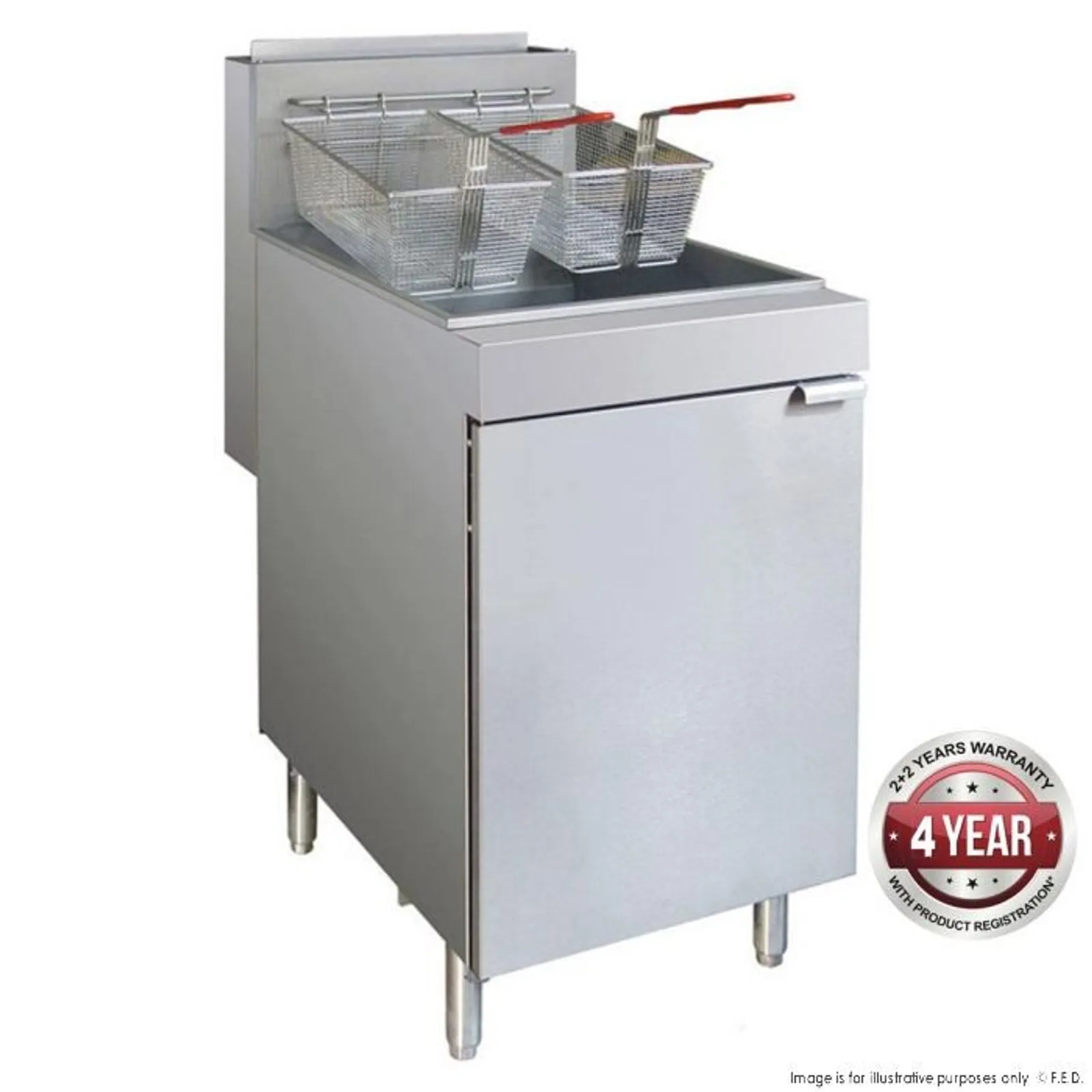 Frymax RC300ELPG - Superfast LPG Gas Tube Fryer