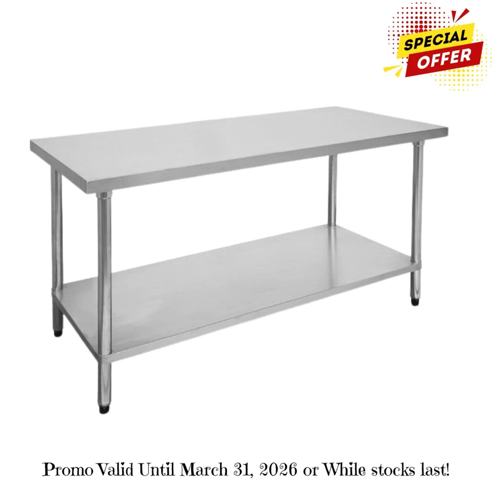 Modular Systems 0600-6-WB - Work Bench with Undershelf 600W x 600D x 900H