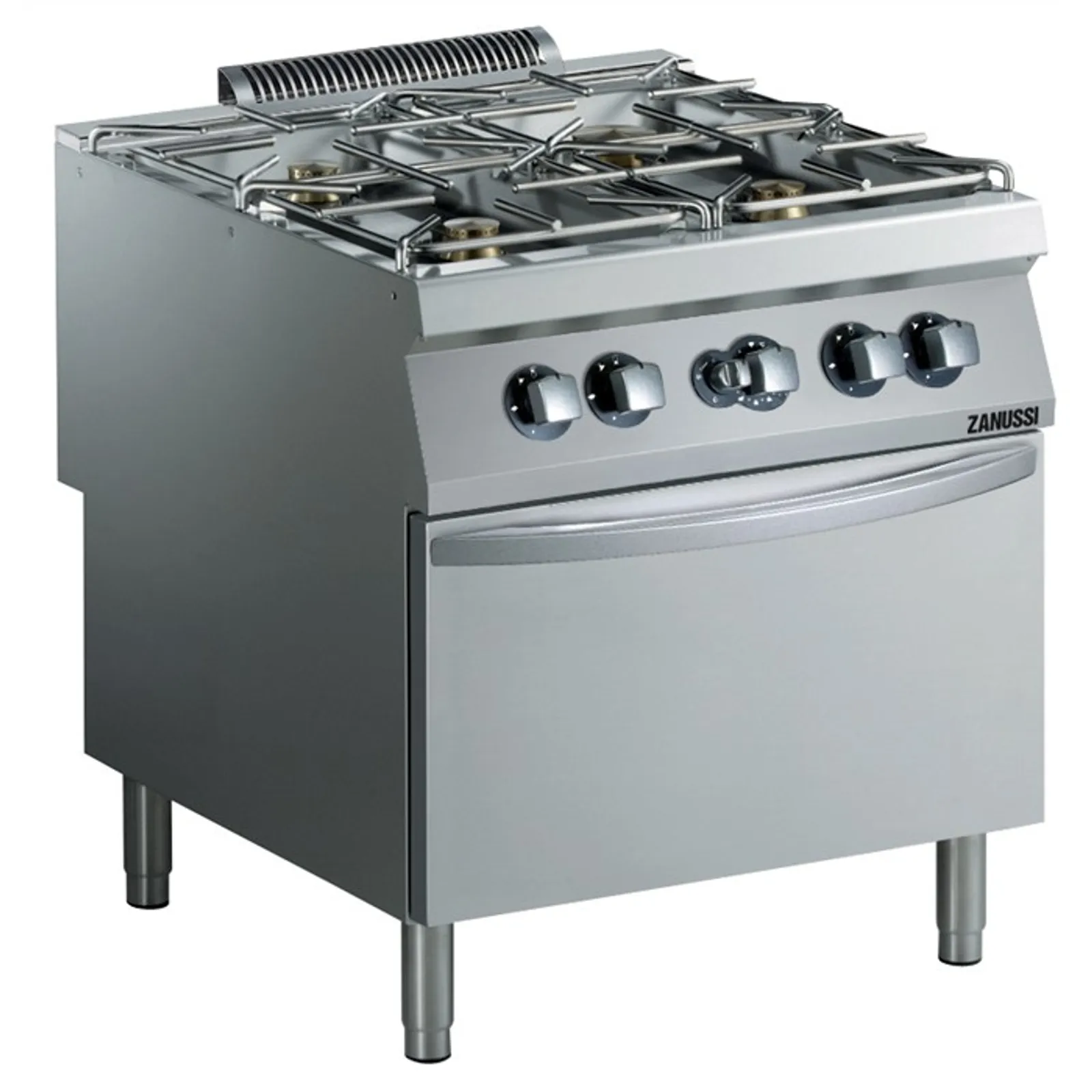 Zanussi 392260 EVO900 - 4 Burner Gas Range on Gas Oven