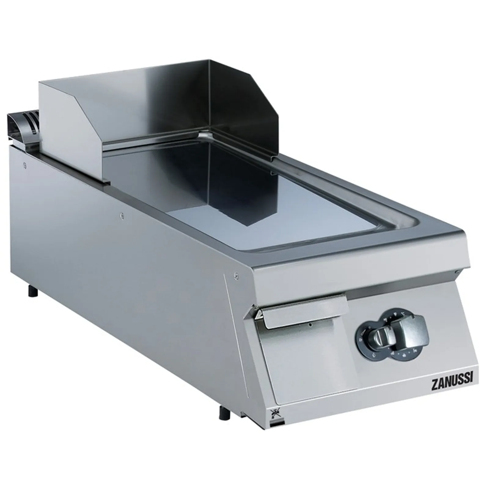 Zanussi 392053 EVO900 - Half Module Gas Fry Top, Chromium Plated