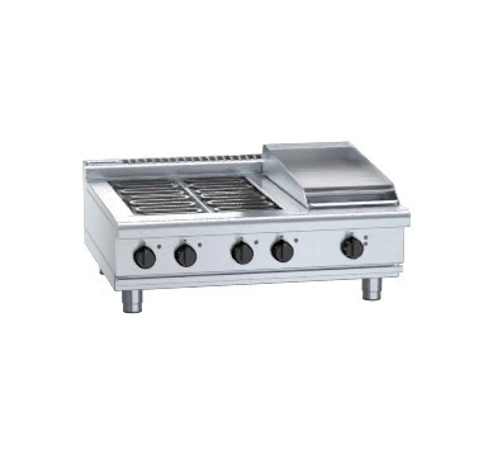 Waldorf 800 Series RNL8603E-B - 900mm Electric Cooktop Low Back Version Bench Model