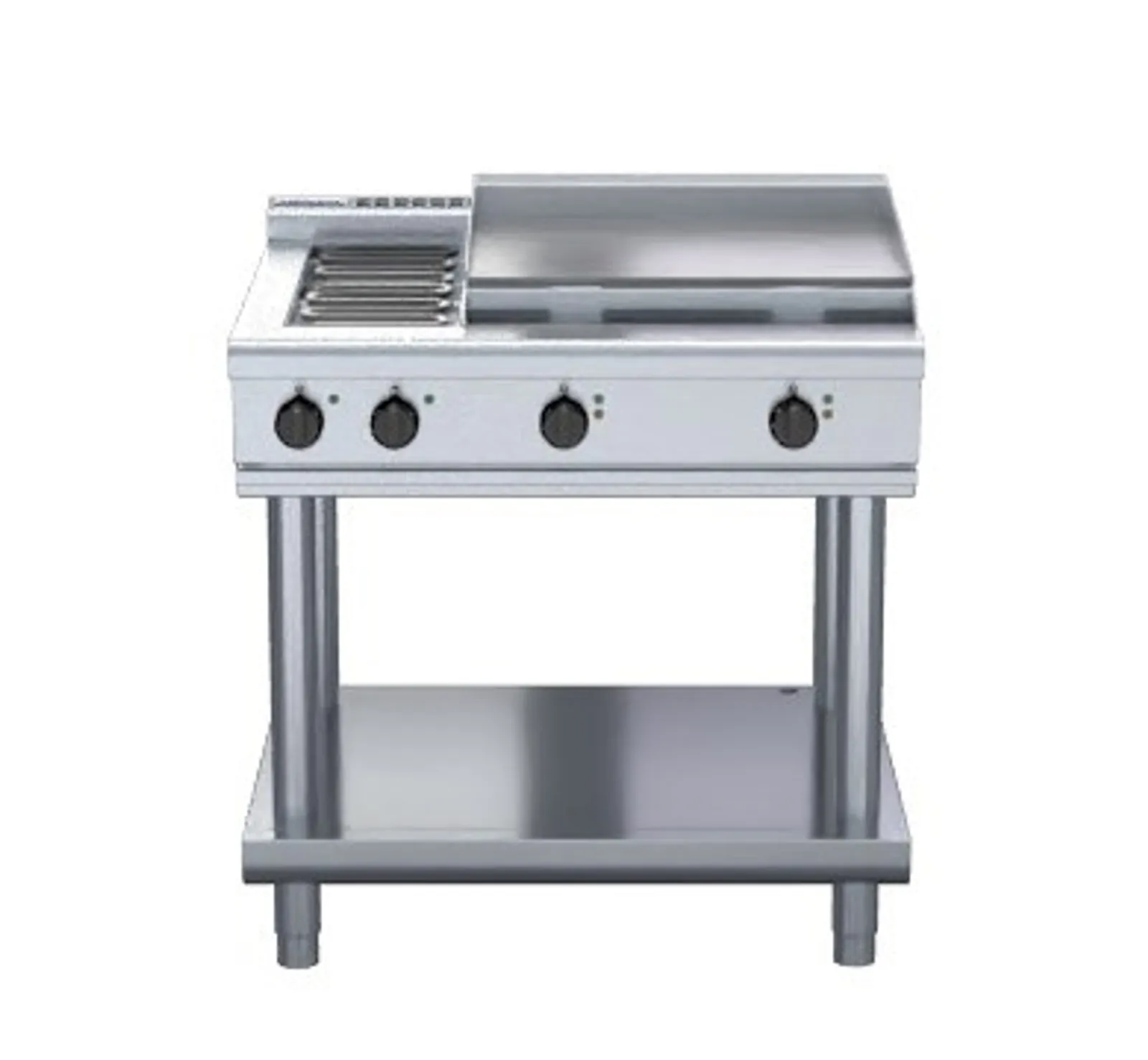 Waldorf 800 Series RNL8606E-LS - 900mm Electric Cooktop Low Back Version Leg Stand