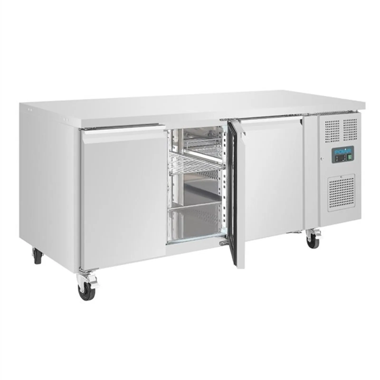 Polar G600-A U-Series - 3 Door Counter Freezer 417Ltr