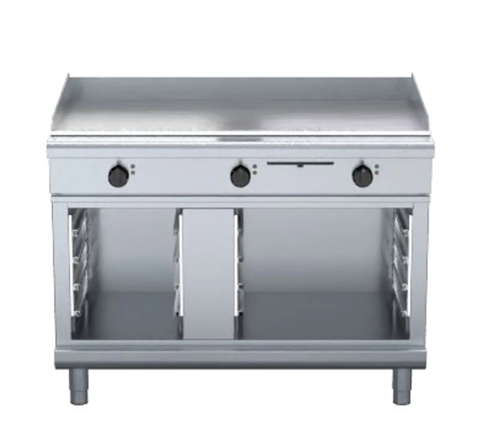 Waldorf 800 Series GPL8120E-CB - 1200mm Electric Griddle Low Back Version Cabinet Base