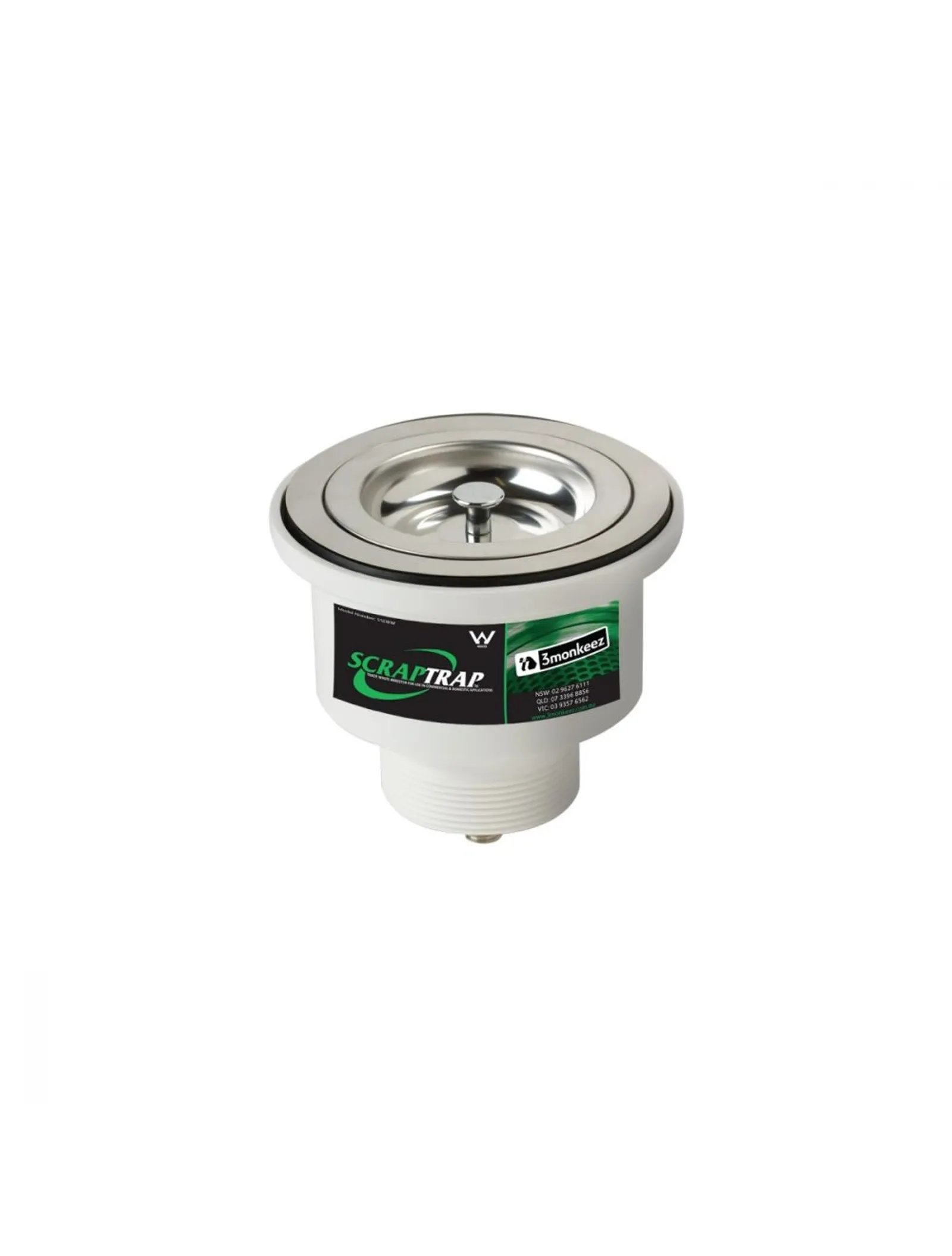 Scraptrap SSDBW - Compact Sink Waste Arrestor 90mm
