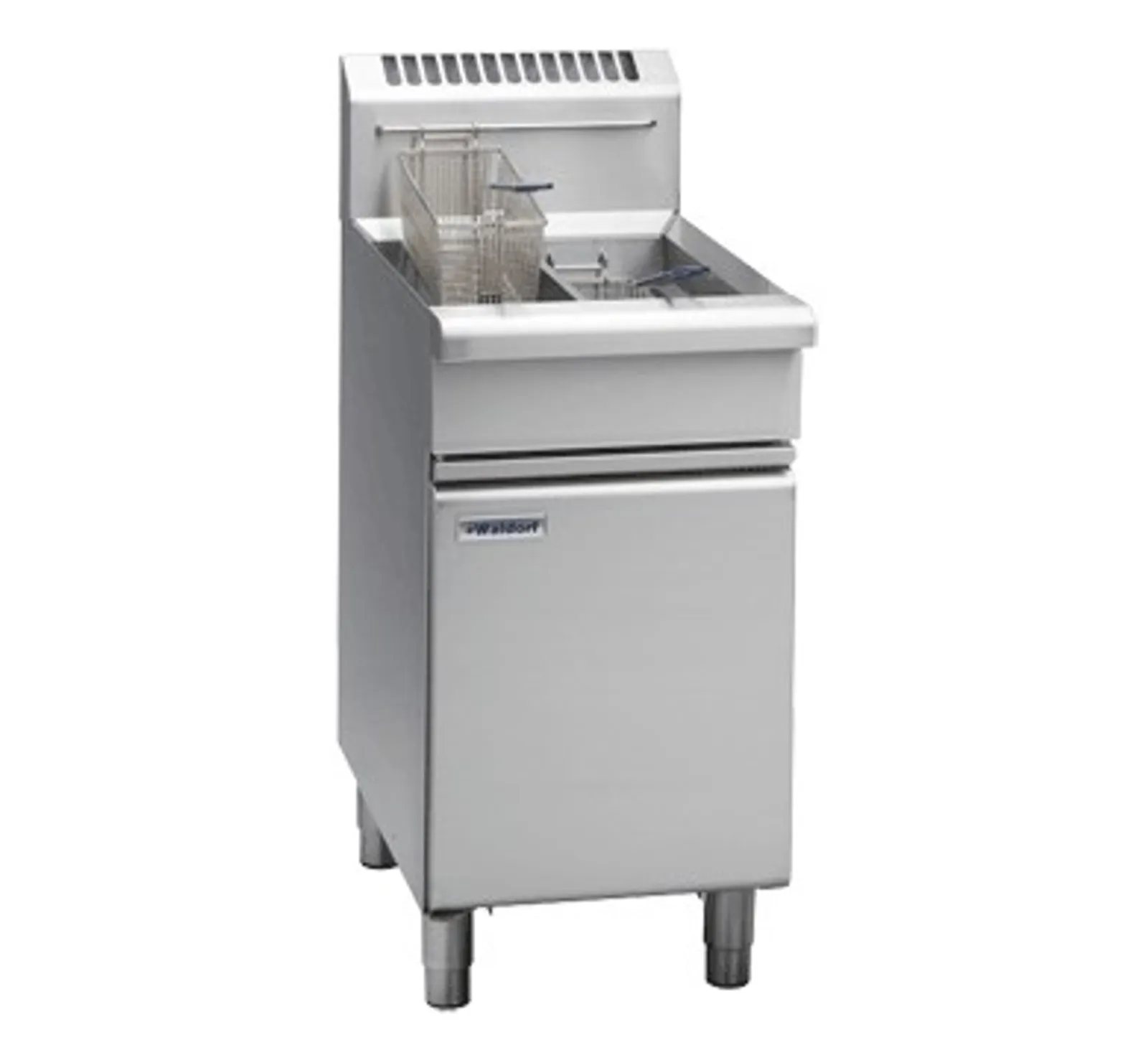 Waldorf 800 FN8226G - 450mm Twin Pan Gas Fryer 26L