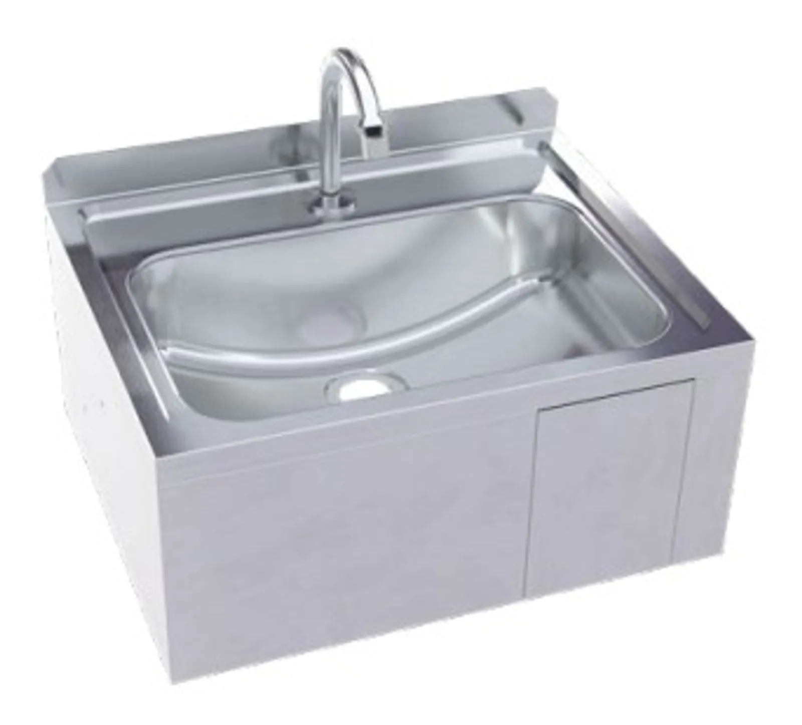 3Monkeez AB-KNEEHBTMV-TF - Hands Free Knee Operated Basin - Timed Flow