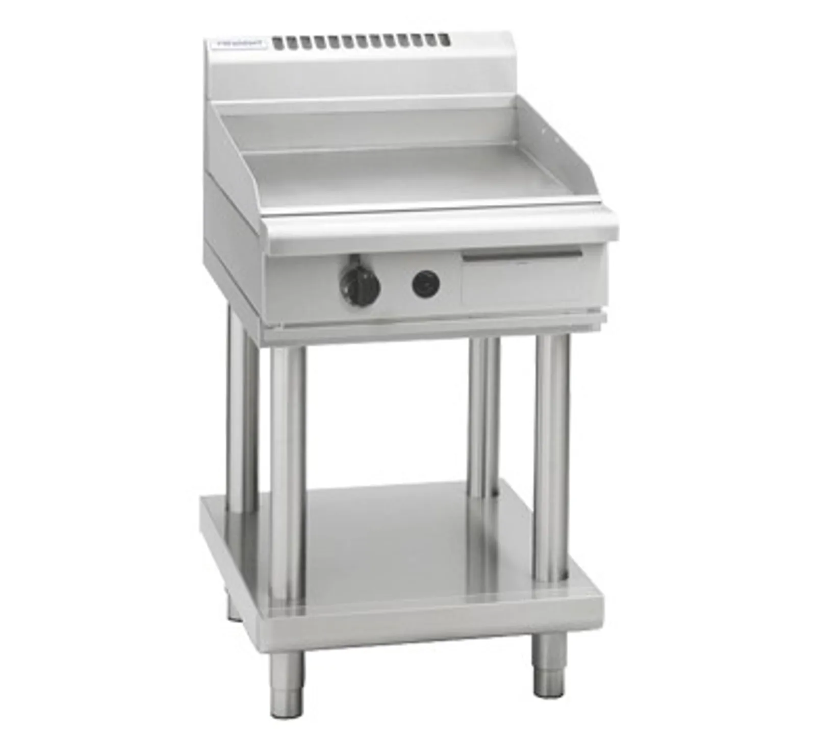 Waldorf 800 GPL8600G-LS - 600mm Gas Griddle Low Back Version Leg Stand
