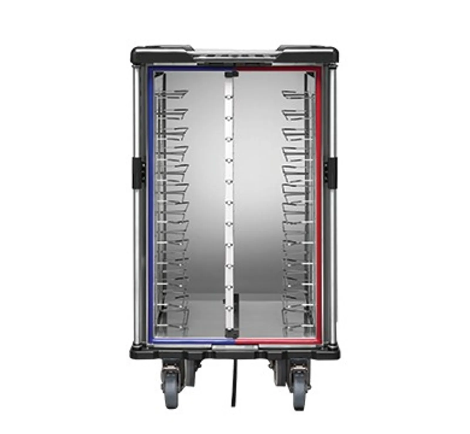 Burlodge B-Smart Shuttle - Long - Meal Tray Transport Trolley For Convected Air Docking System