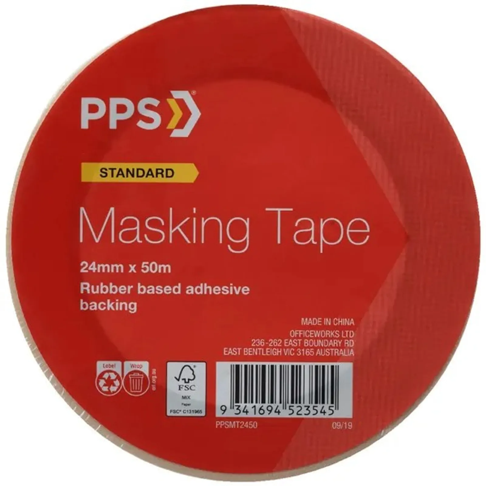 PPS PPSMT2450 - Masking Tape 24mm x 50m