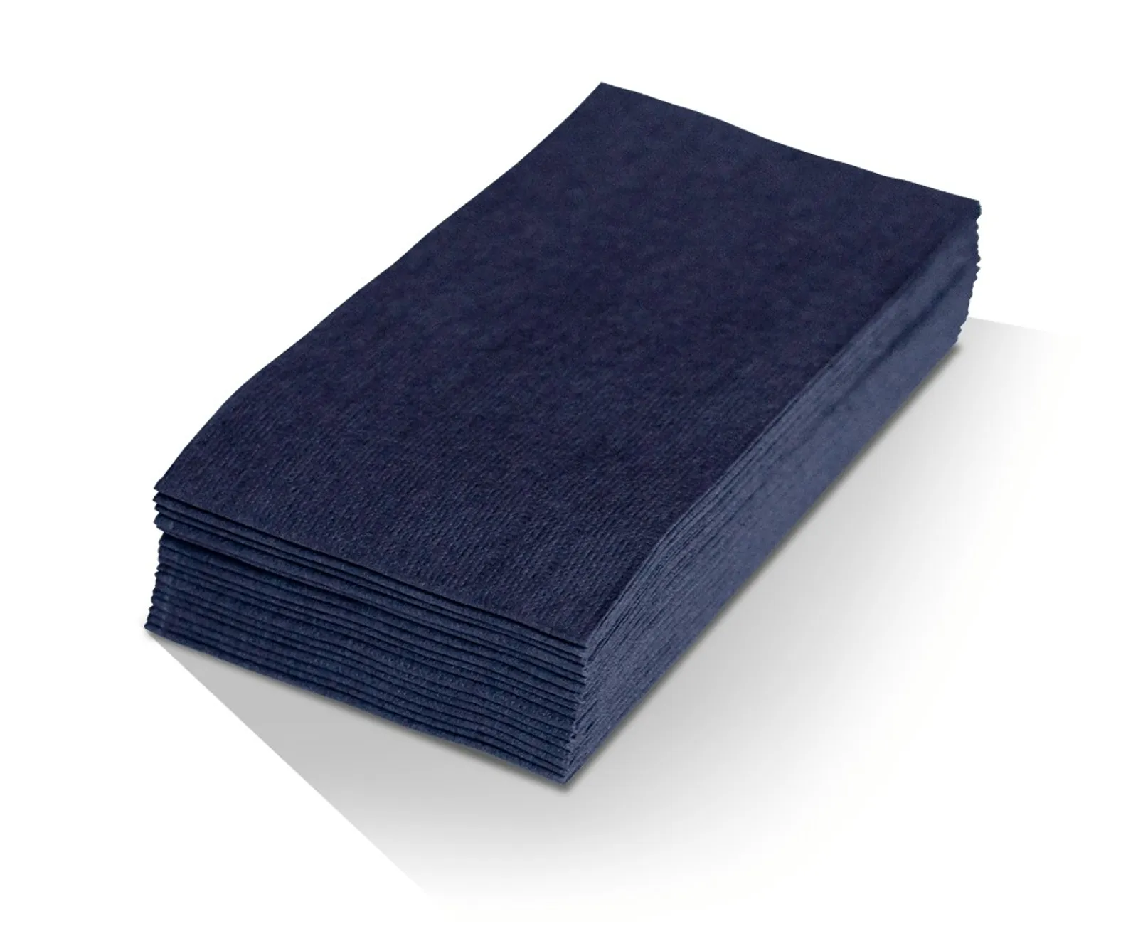 PAC Trading BKN40Q - Black Quilted 2ply Dinner Napkin -1/8 GT fold 1000pc/ctn