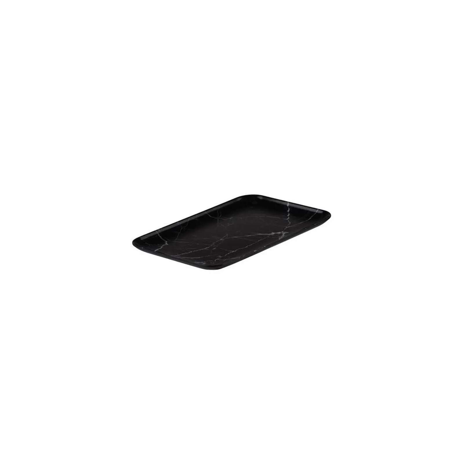 Ryner Melamine 91744-BK - Display Serve Rectangular Coupe Platter