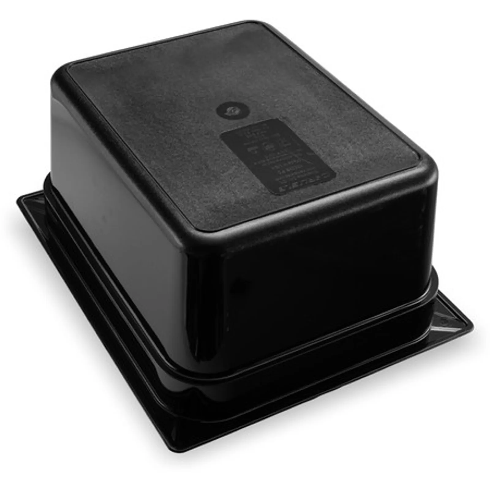 Carlisle 10222B03 - StorPlus Polycarbonate Food Pan 1/2 Size, 150mm Deep - Black