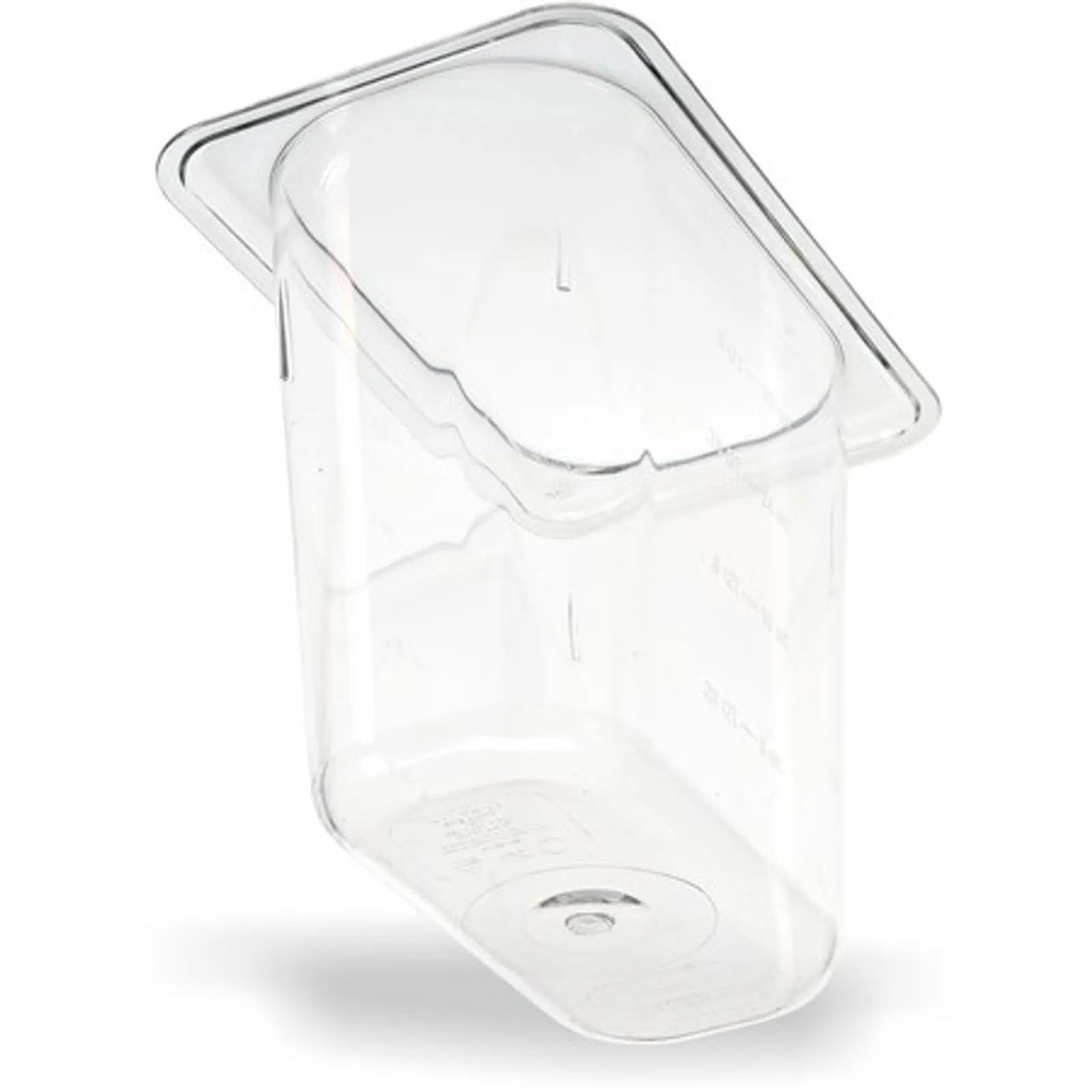 Carlisle 3068807 - StorPlus Polycarbonate Food Pan 1/9 Size, 150mm Deep - Clear