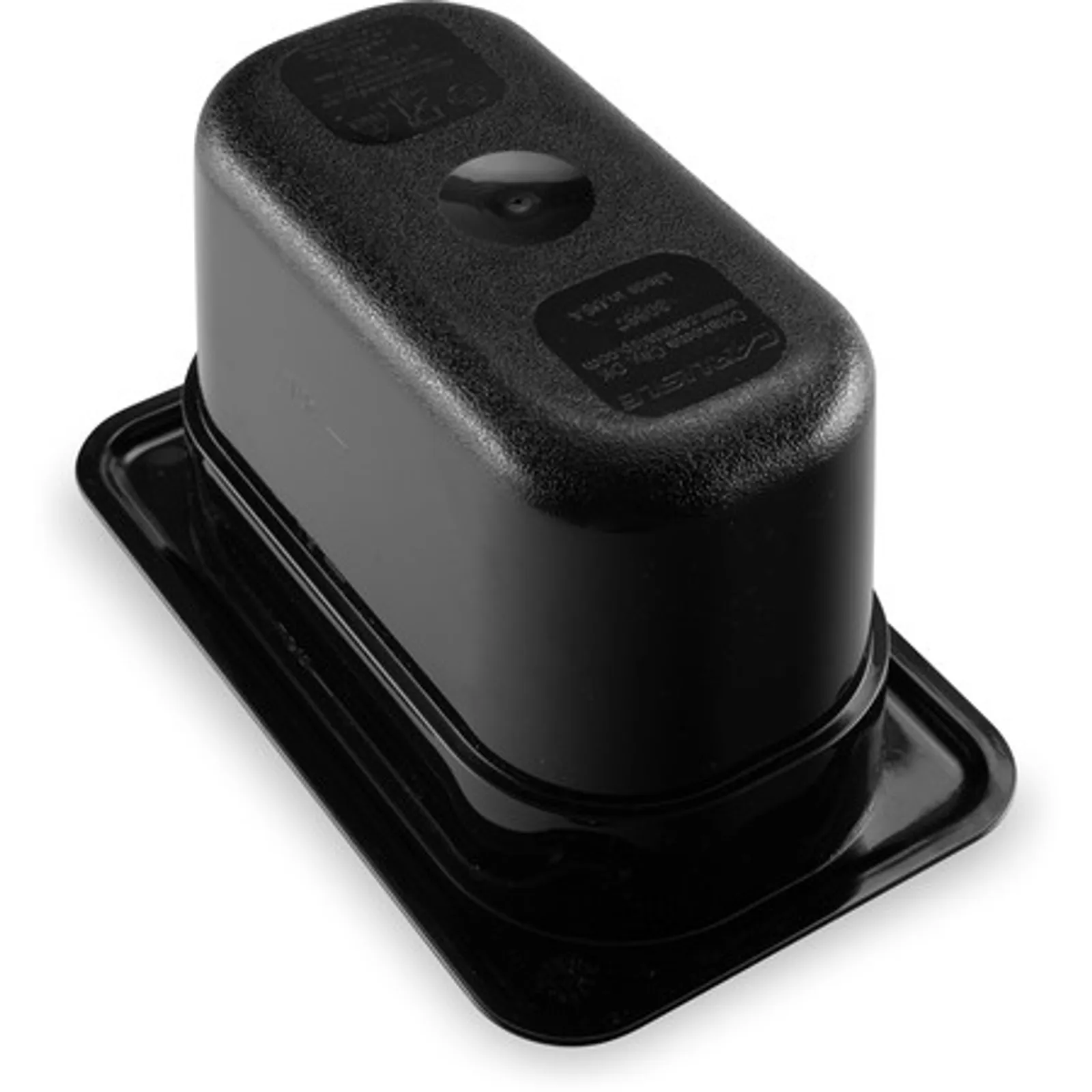 Carlisle 3068703 - StorPlus Polycarbonate Food Pan 1/9 Size, 100mm Deep - Black