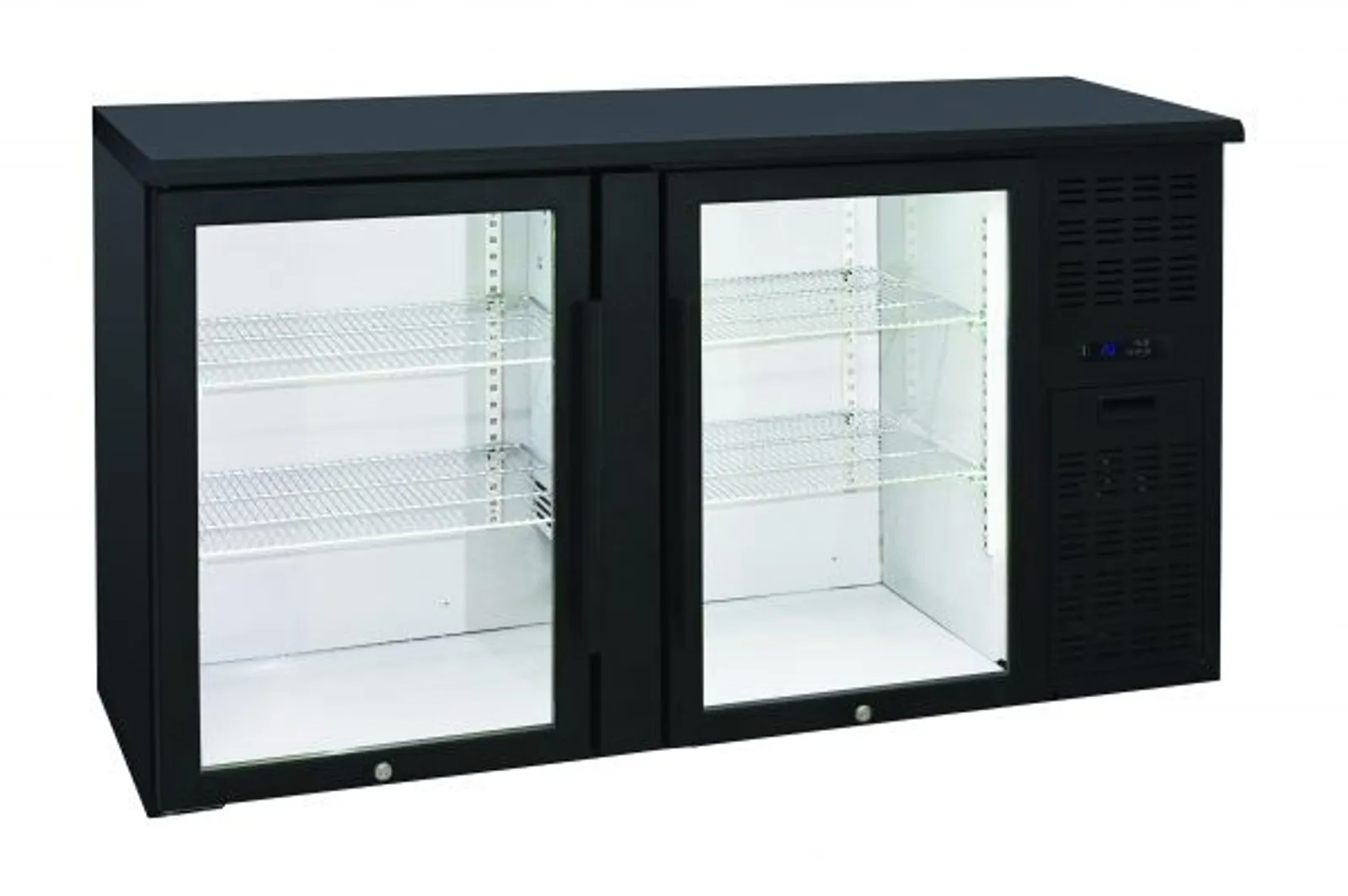 Anvil BBZ0200 - Two Door Glass Backbar Fridge