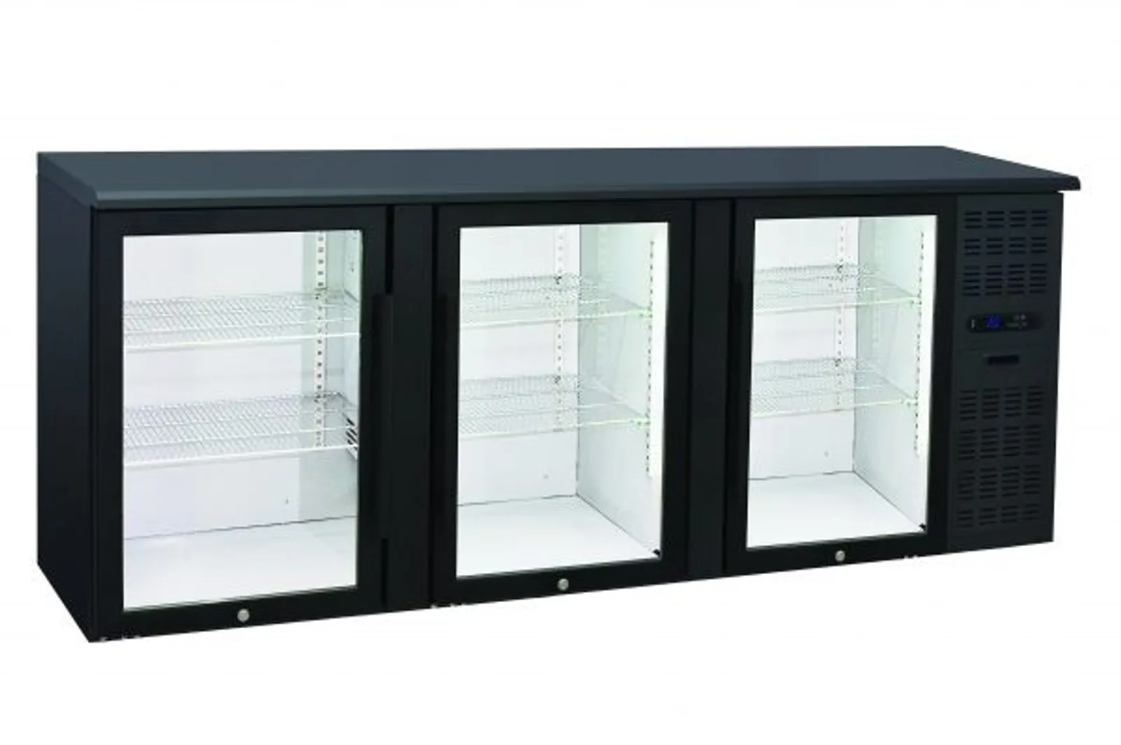 Anvil BBZ0300 - Three Door Glass Backbar Fridge