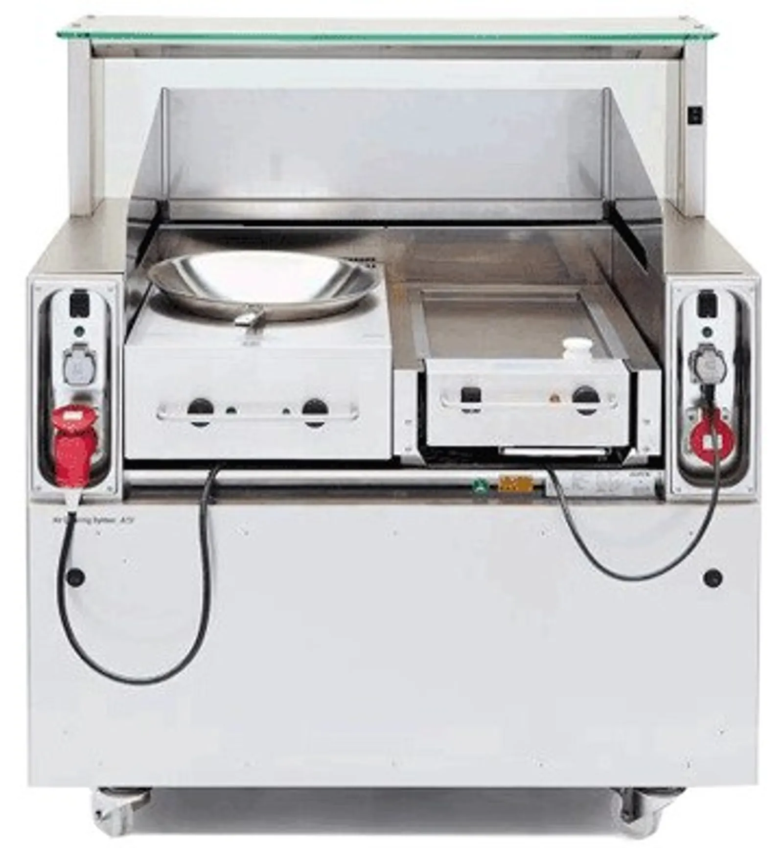 Rieber acs 1100 d3 - Air Cleaning System, 2 Element Mobile Cooking Module - Edge Extraction
