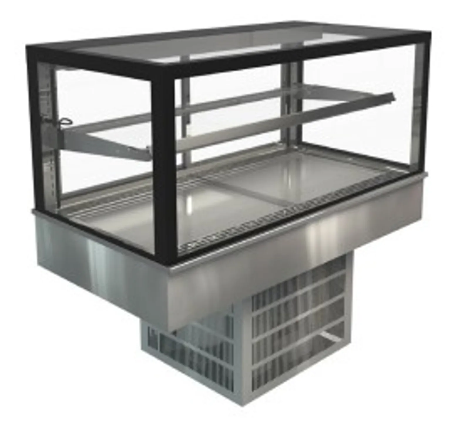 Cossiga GOGRF12 - Refrigerated Frameless Glass on Glass Countertop 1200mm