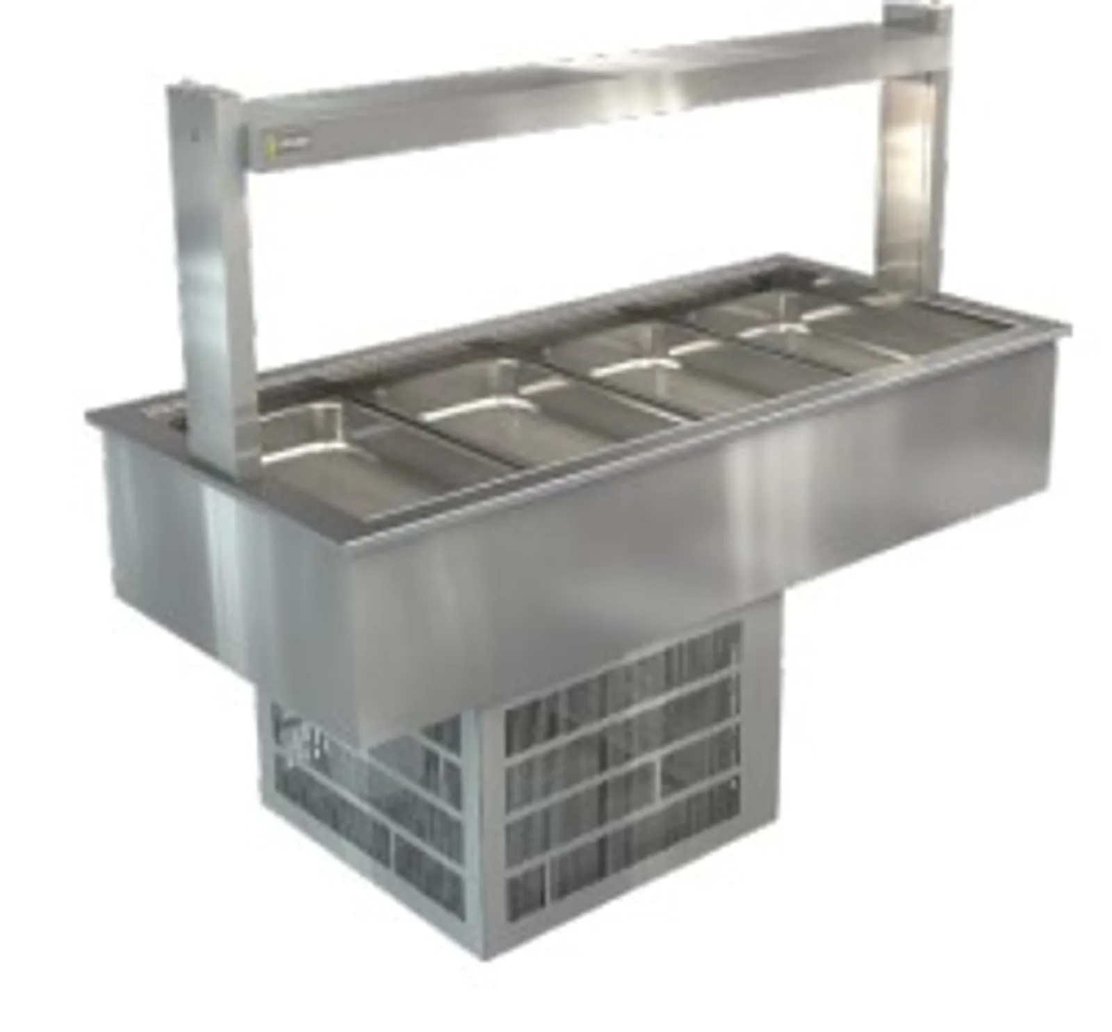 Cossiga LSRF4 - Chilled Well - Gantry Only with No Glass 1485mm