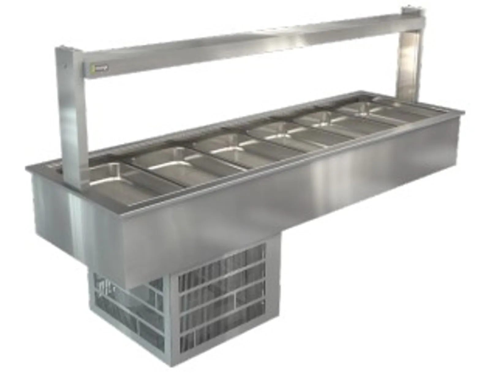 Cossiga LSRF6 - Chilled Well - Gantry Only with No Glass 2165mm