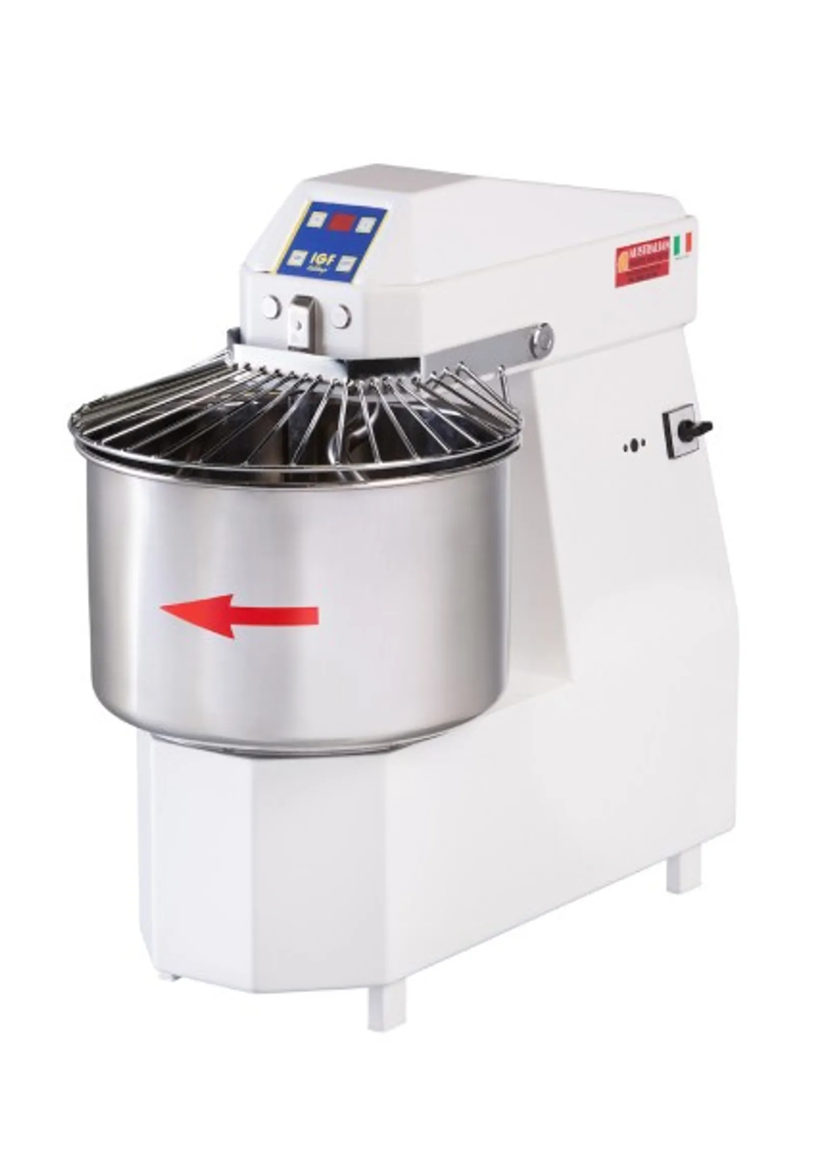 IGF 2200 S42T - Fixed Head Spiral Mixer with Timer 50L