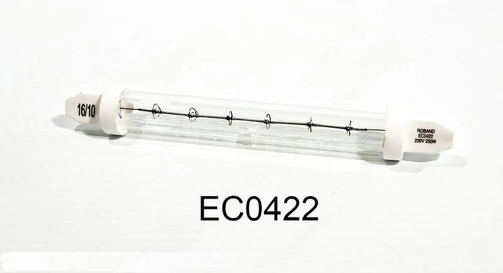 Roband EC0422 - LAMP DUAL GLASS 250W 230V R7S