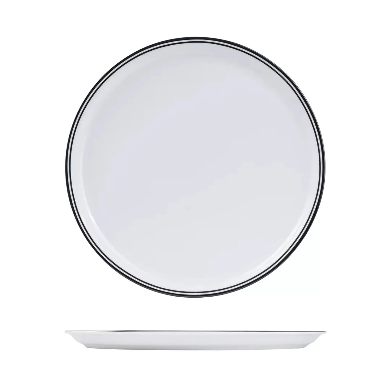 Rak Porcelain BPP33-BK Nano Cru Black - Pizza Plate 330mm