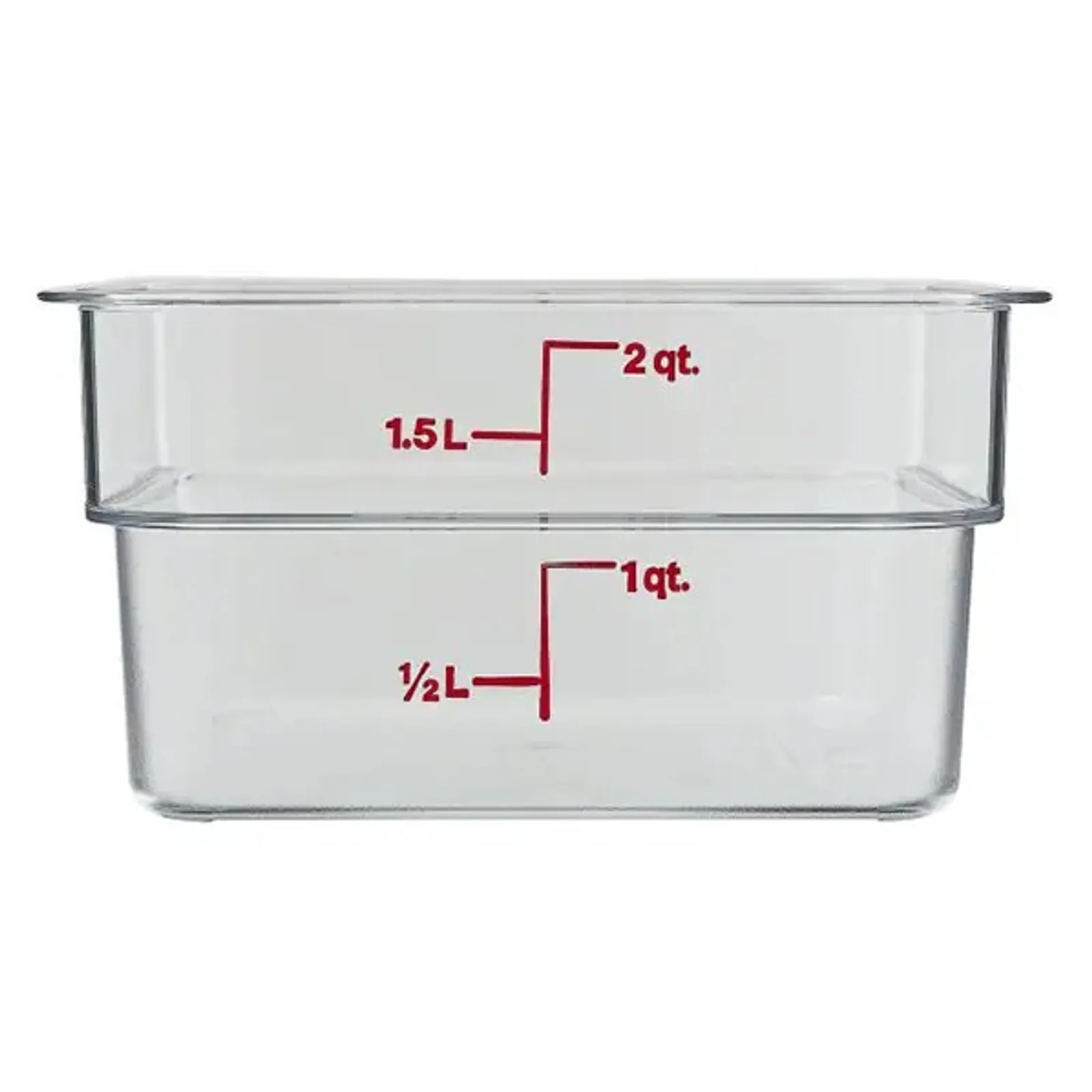 Cambro 2SFSCW135 - Camwear Storage Container 1.9L - Clear