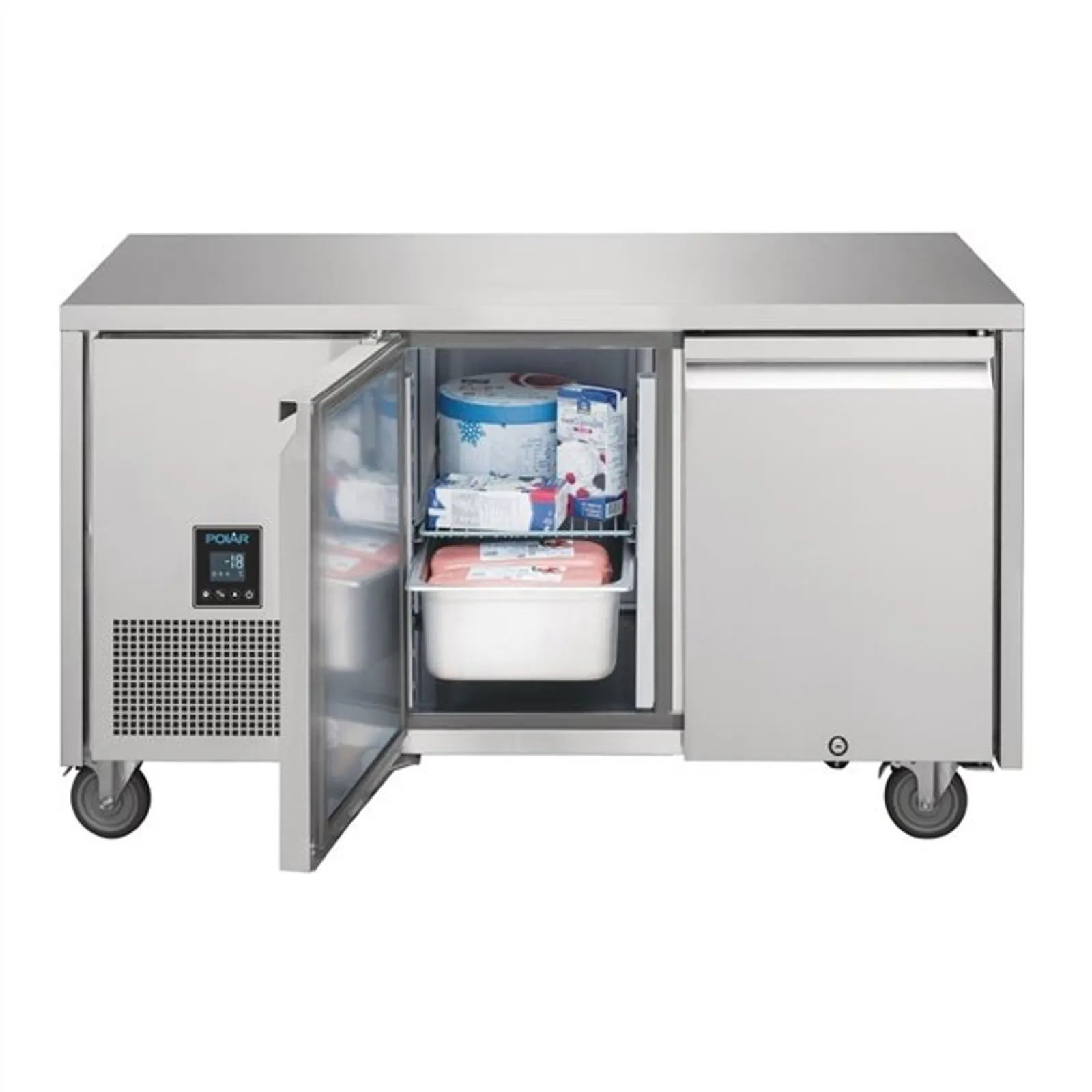 Polar UA006-A U-Series - Premium Double Door Counter Freezer 267tr