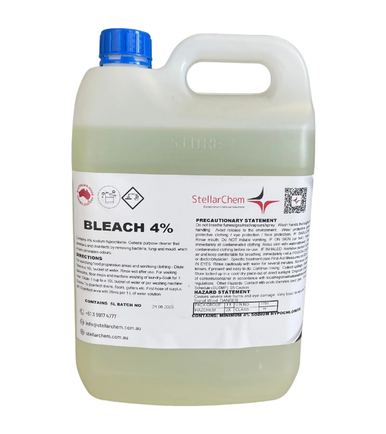 StellarChem WCIB4%5 - Bleach Cleaner Product