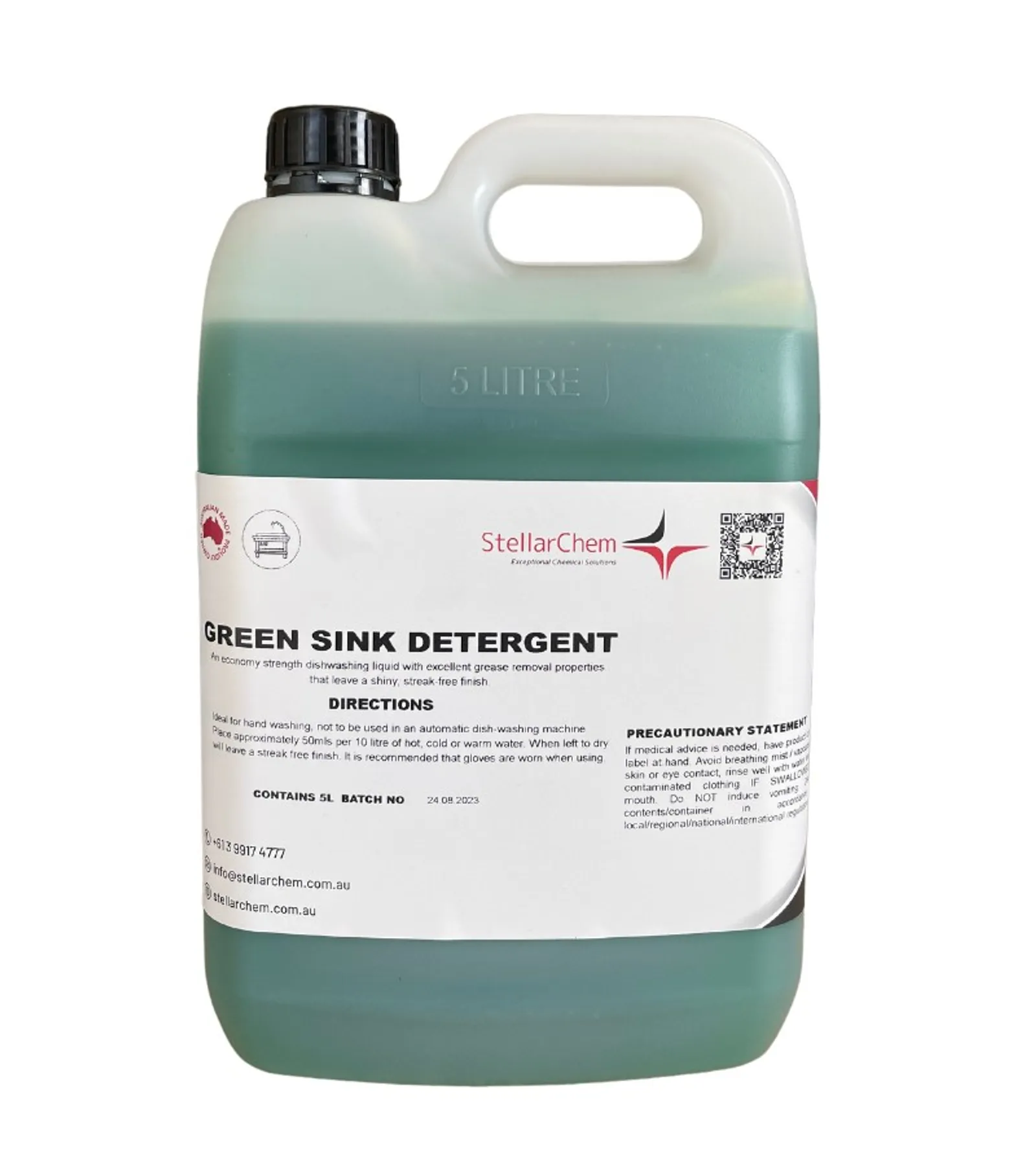 StellarChem WCIGSD5 - Green Sink Detergent 5L